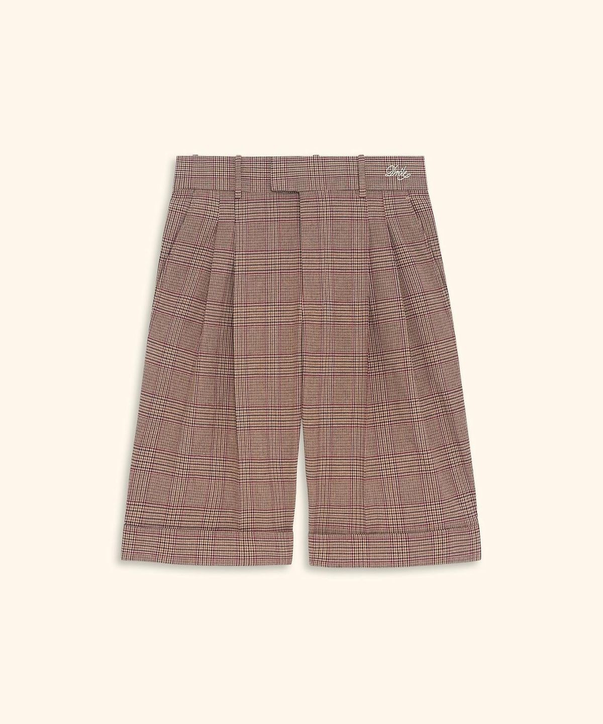 드롤드무슈(DROLE DE MONSIEUR) Prince Of Wales Tailored Shorts D0POA26100BRX
