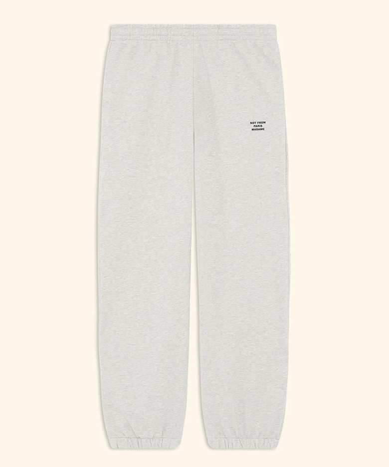 Slogan Fleece Joggers D0PTA26001GYX