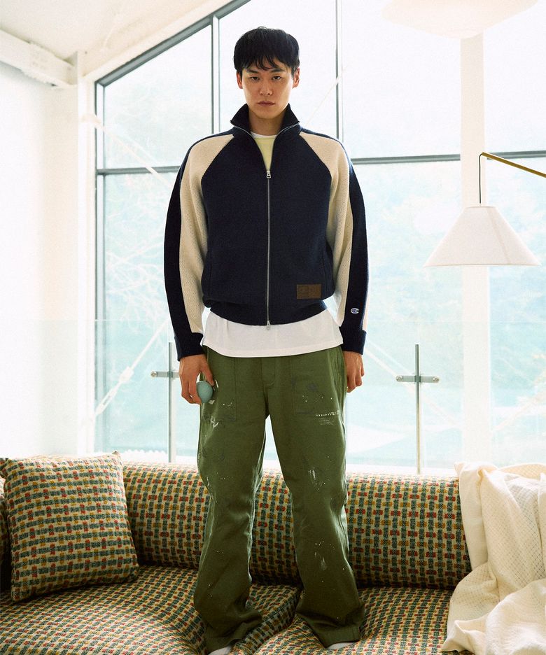 헤리티지 페인티드 퍼티그 팬츠 Olive