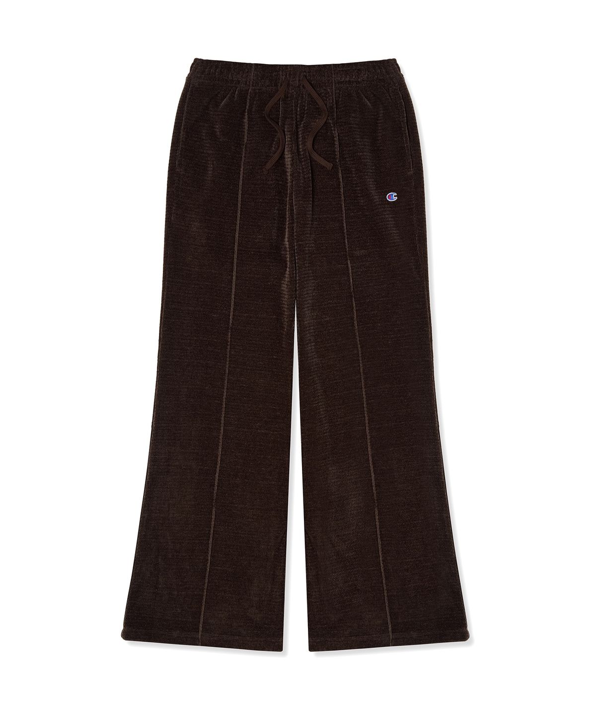 챔피온(CHAMPION) 여성 벨루어 부츠컷 팬츠 Brown