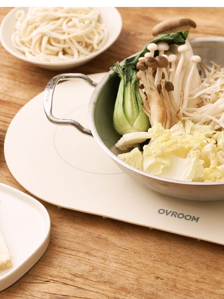 테이블 온 푸드워머 접이식 음식 보온 테이블 매트 OV-FA21