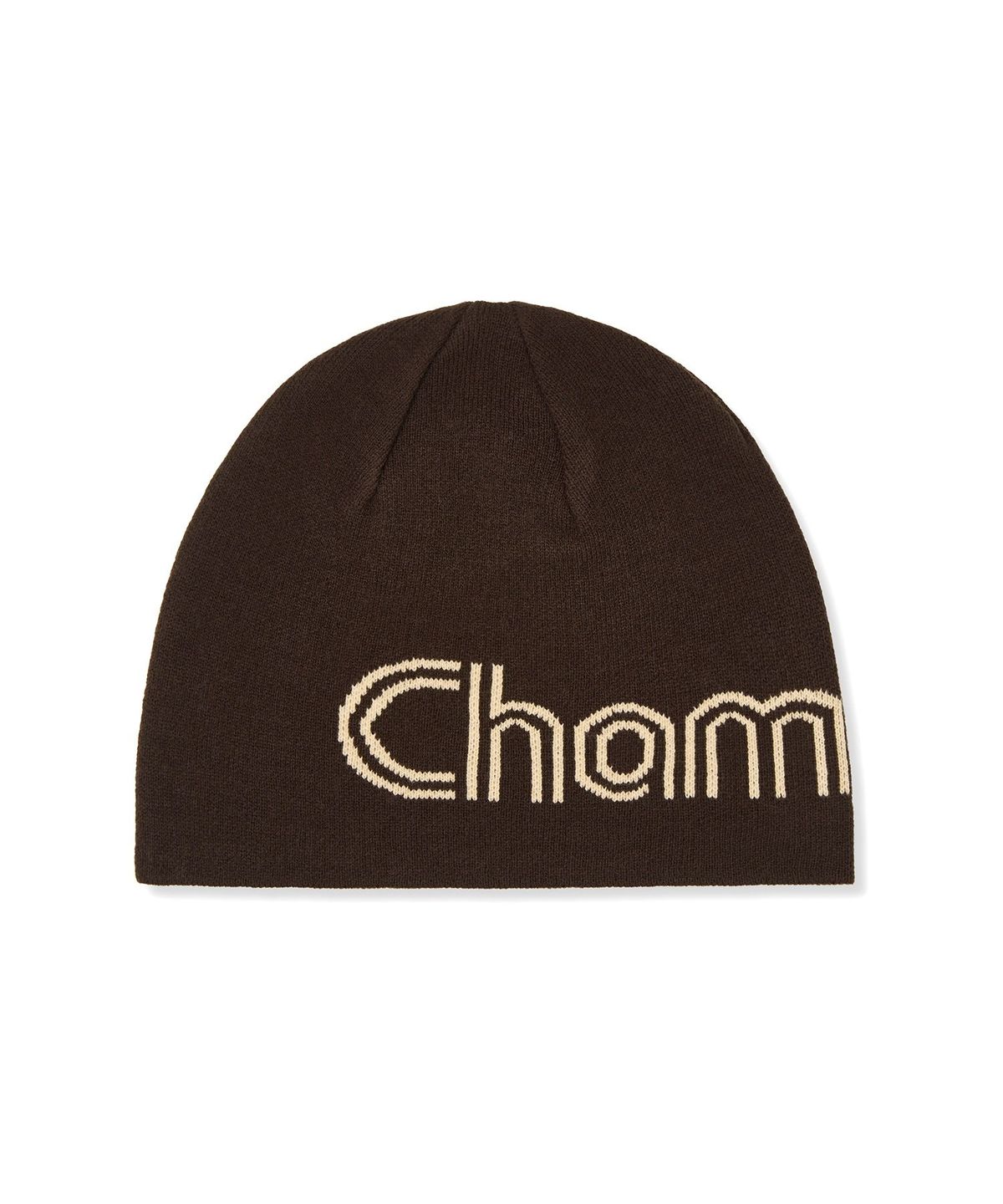 챔피온(CHAMPION) 트랙 로고 비니 Brown
