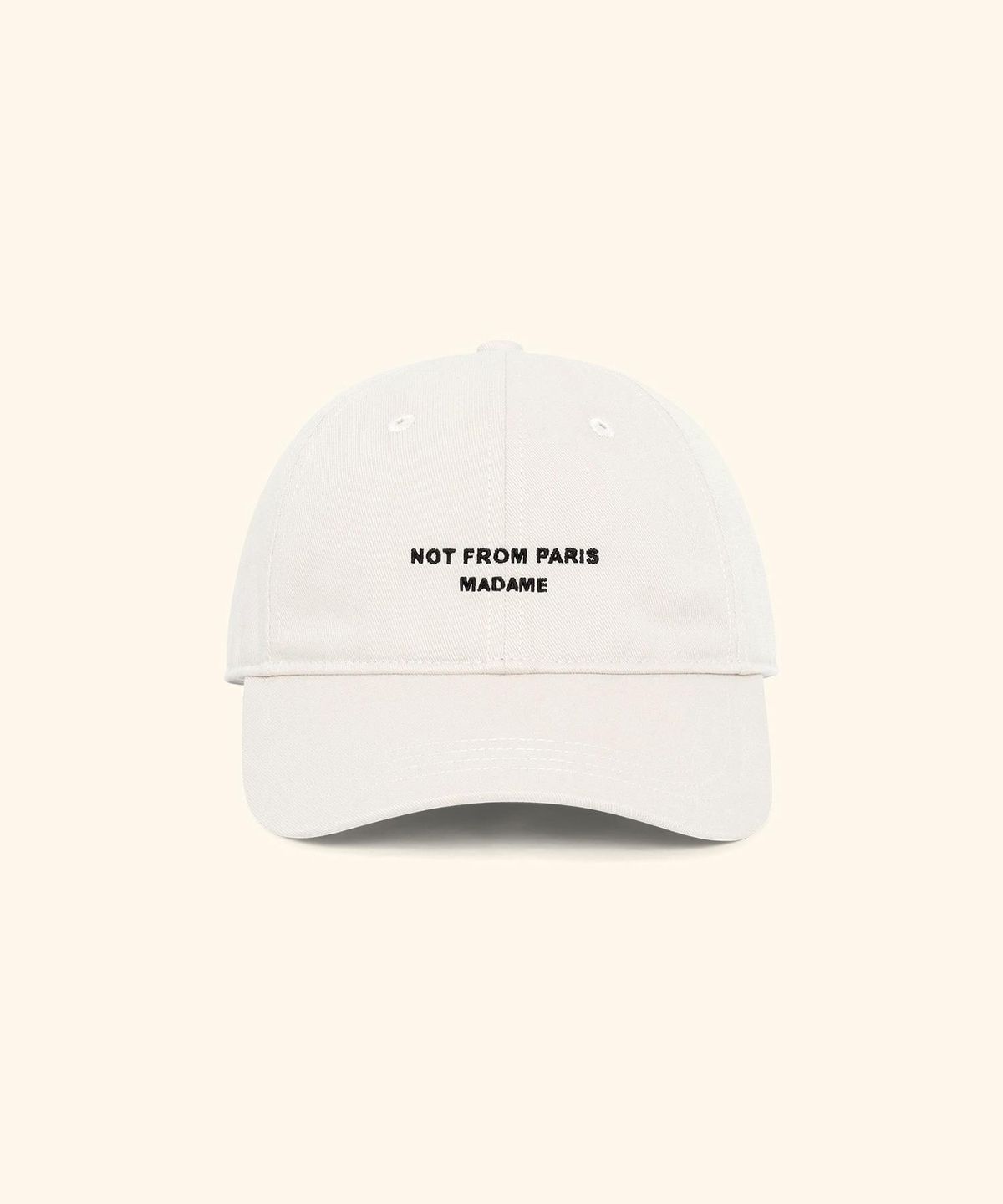 드롤드무슈(DROLE DE MONSIEUR) Slogan Cap D4RAA26101WHM
