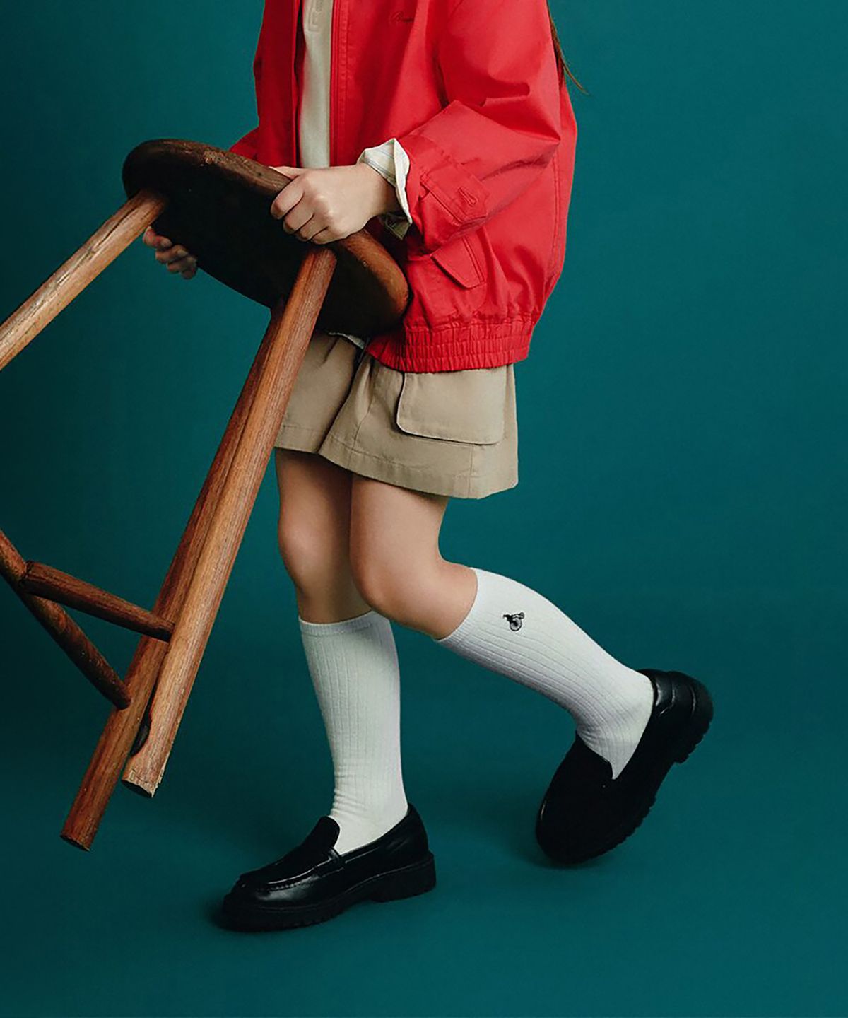 빈폴 키즈(BEANPOLE KIDS) 치노 카고 치마 바지  베이지 (BI6827G03A)