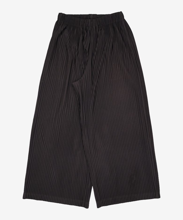 Yoyogi Wide Fit Summer Pleats Pants (Black) TNPA5E210BK L