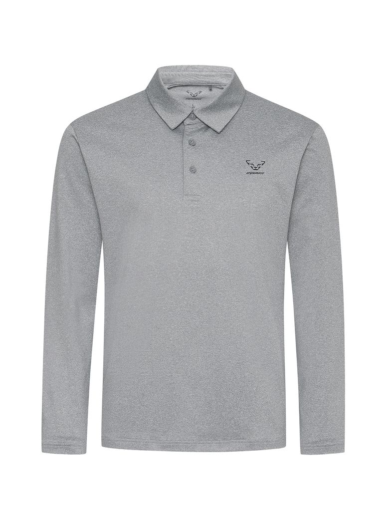 남성  KAILO (카일로) 긴팔 기모 폴로티_Heather Grey YMU26215C4