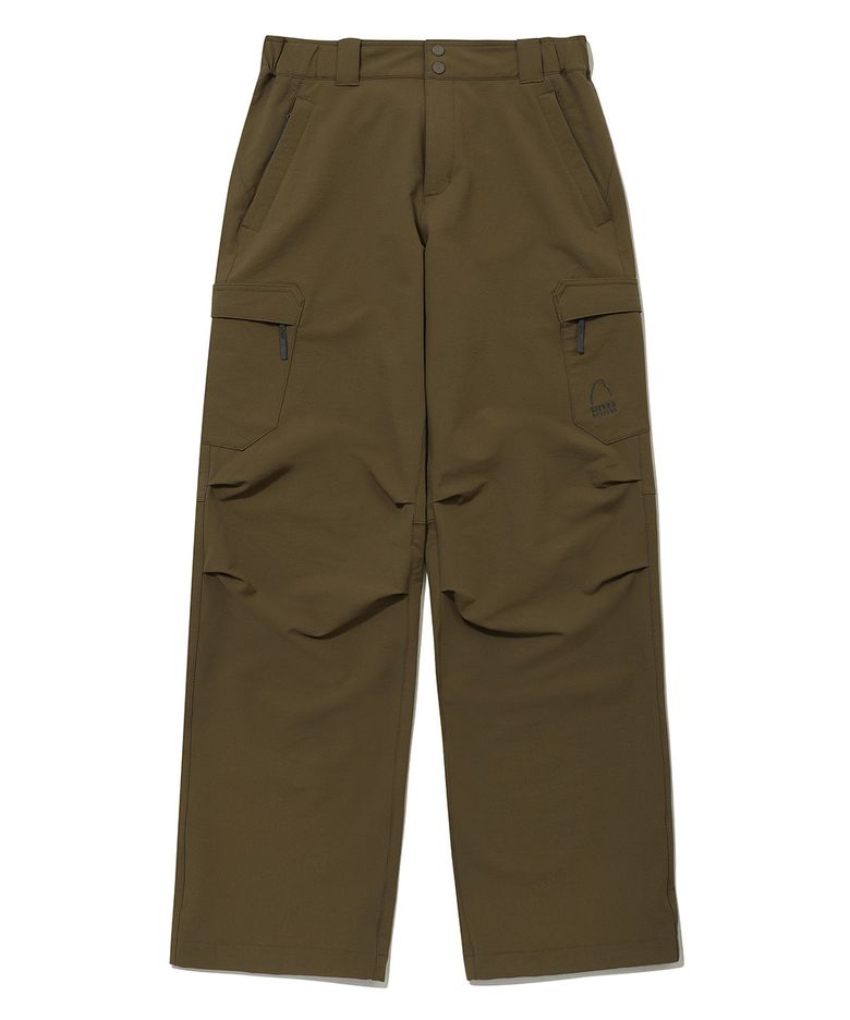 W) 어바인 카고 팬츠 (세미와이드핏) KHAKI