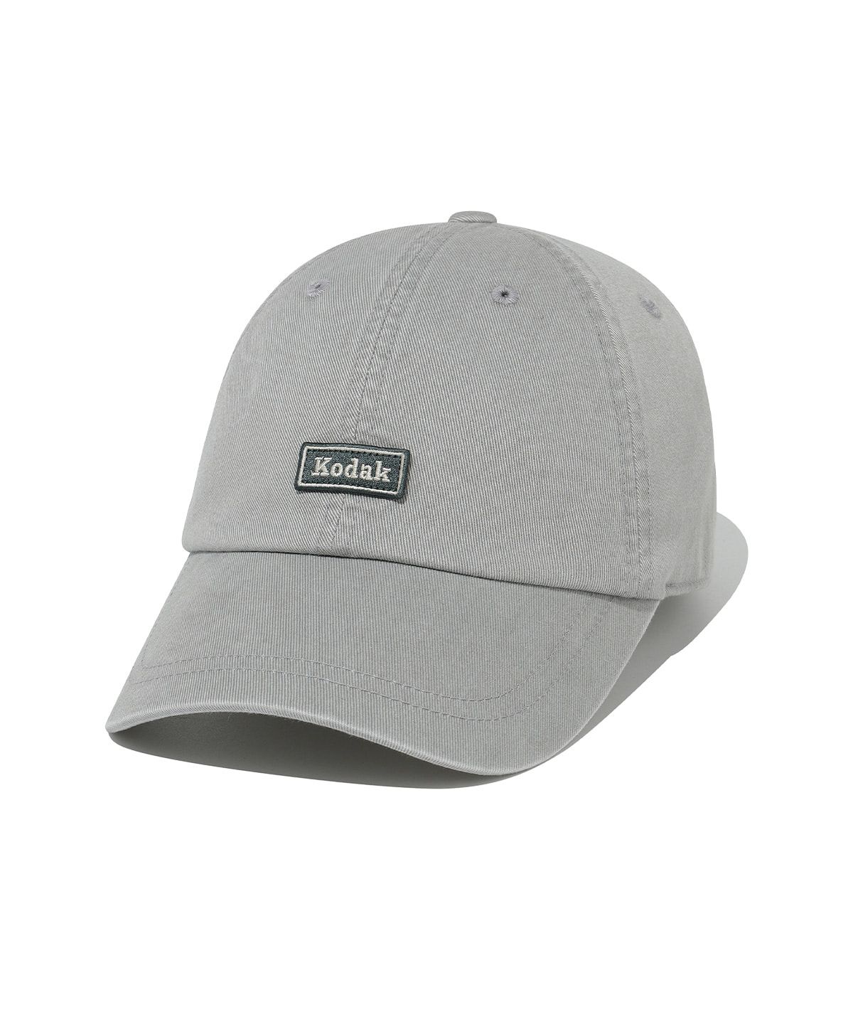 코닥(KODAK) 스몰 와펜 워싱 릴렉스핏 볼캡 GREY
