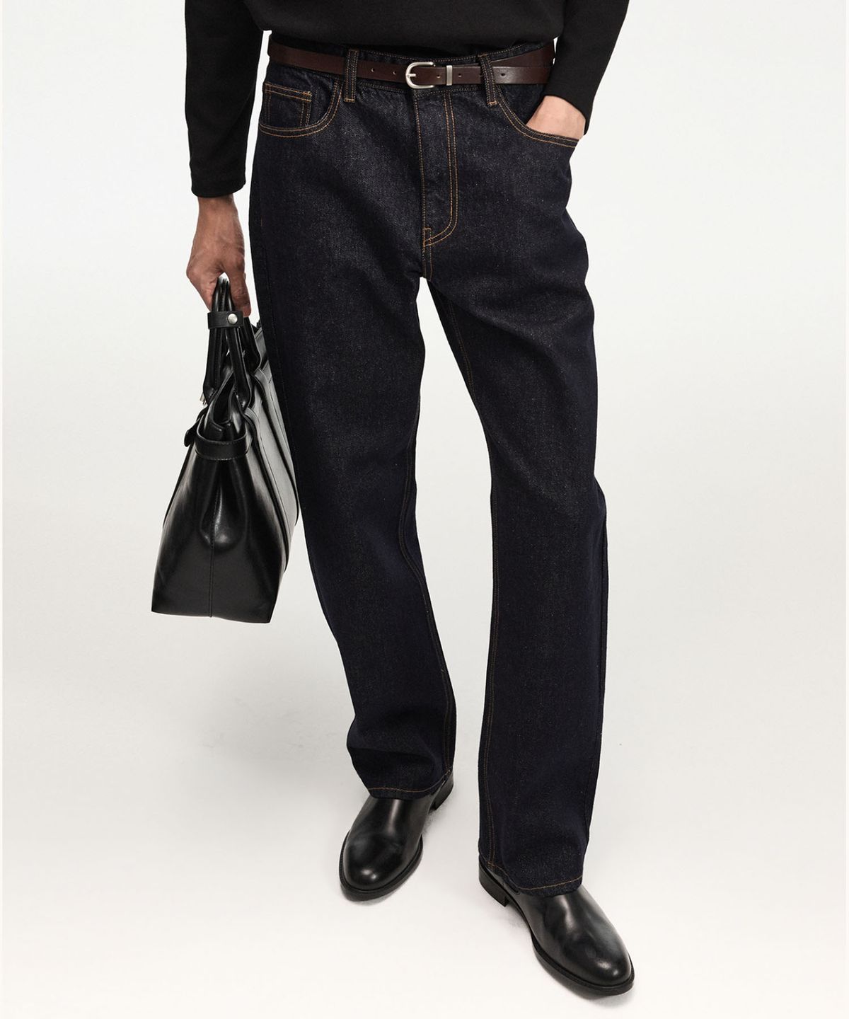 티엔지티(TNGT) Lot.872 Straight Denim Pants (Raw Indigo) TNPA6F109N2