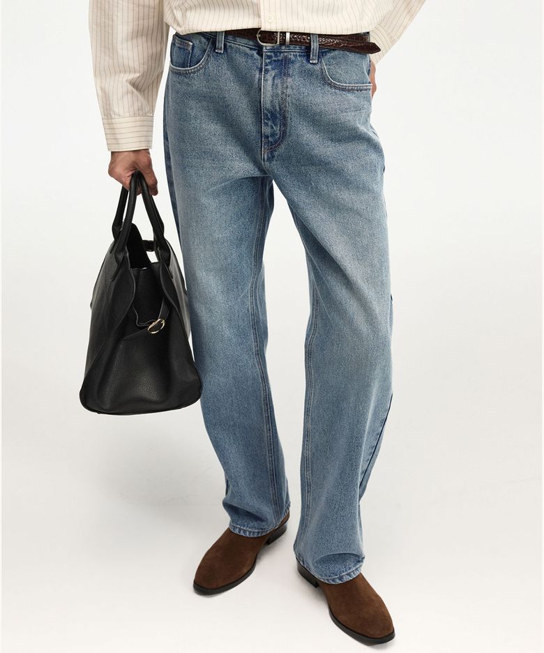 Lot.872 Straight Denim Pants (Washed Blue) TNPA6F109B2