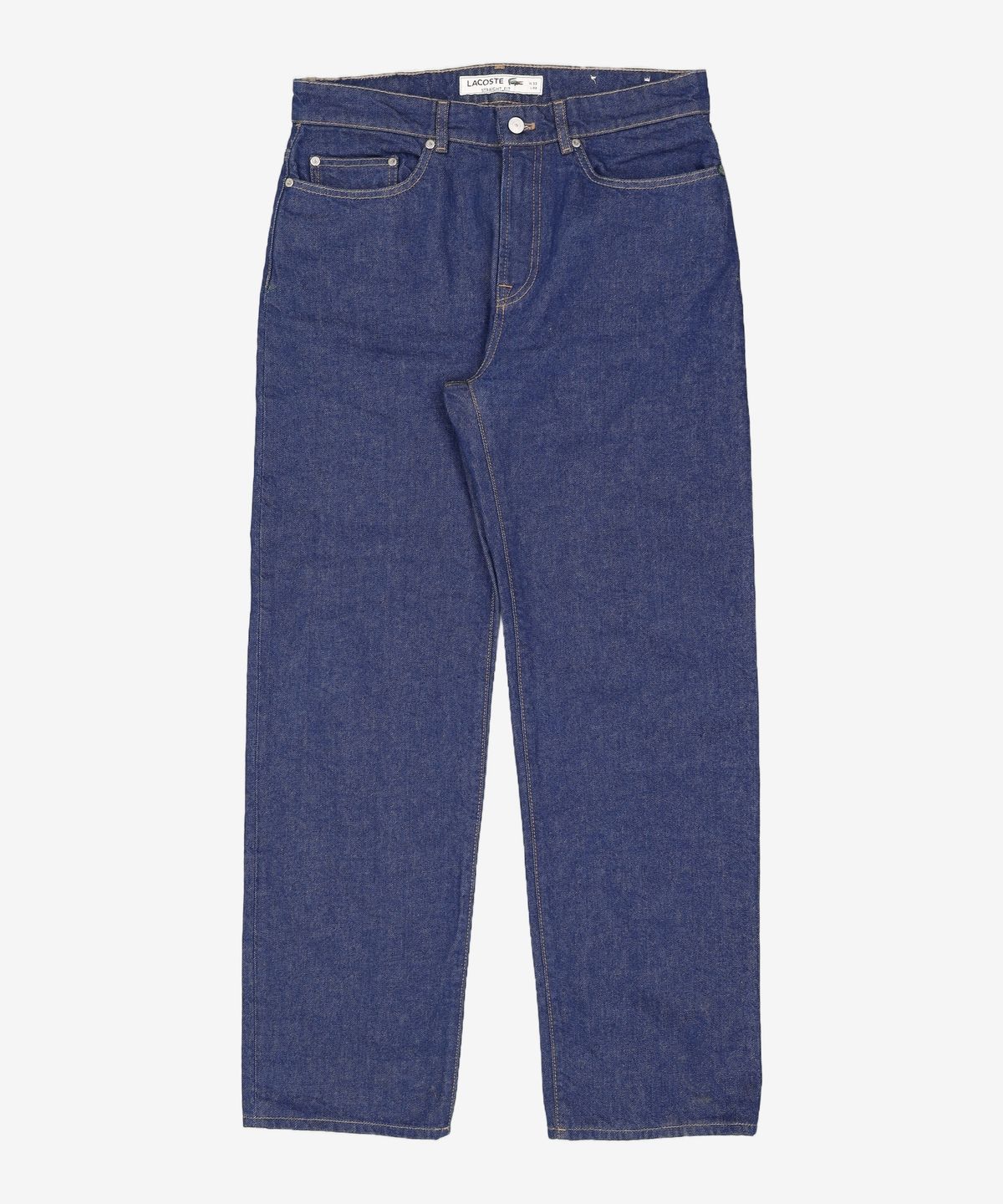 라코스테(LACOSTE) 남성 스트레이트 핏 데님 팬츠 [연청] W33L32