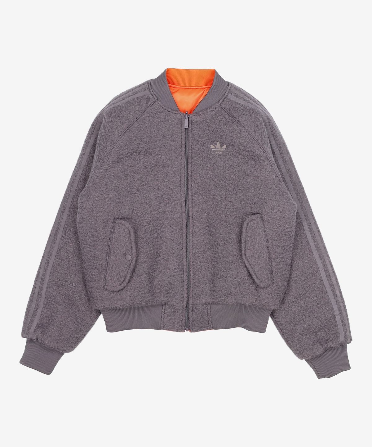 아디다스(ADIDAS) 리버서블 슈퍼스타 봄버 재킷 - 그레이 / KR7618 XS