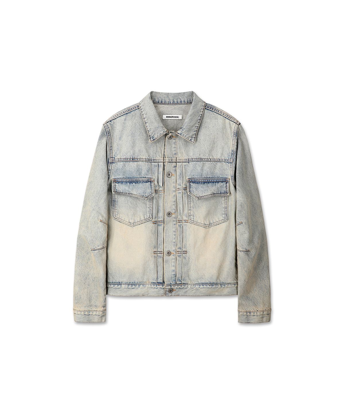 9999아카이브(9999ARCHIVE) Oblique Denim Trucker Jacket