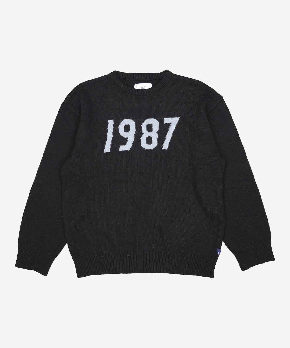 엠엠엘지(MMLG) [Mmlg] 1987 KNIT (INTARSIA) (BLACK) L