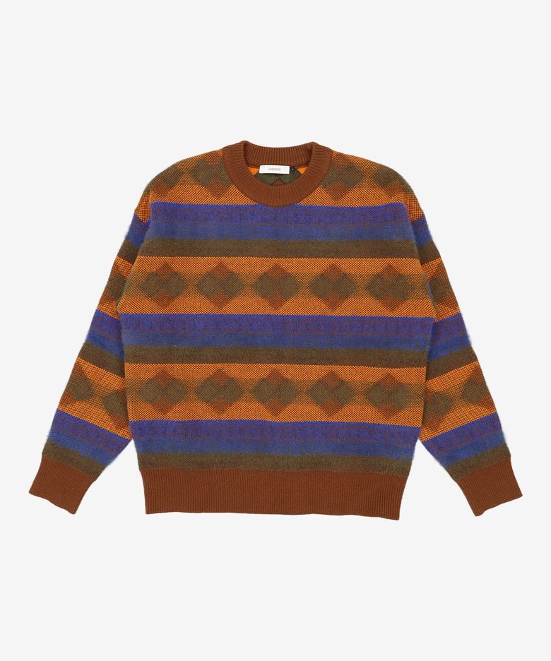 JACQUARD KNIT PULLOVER 100