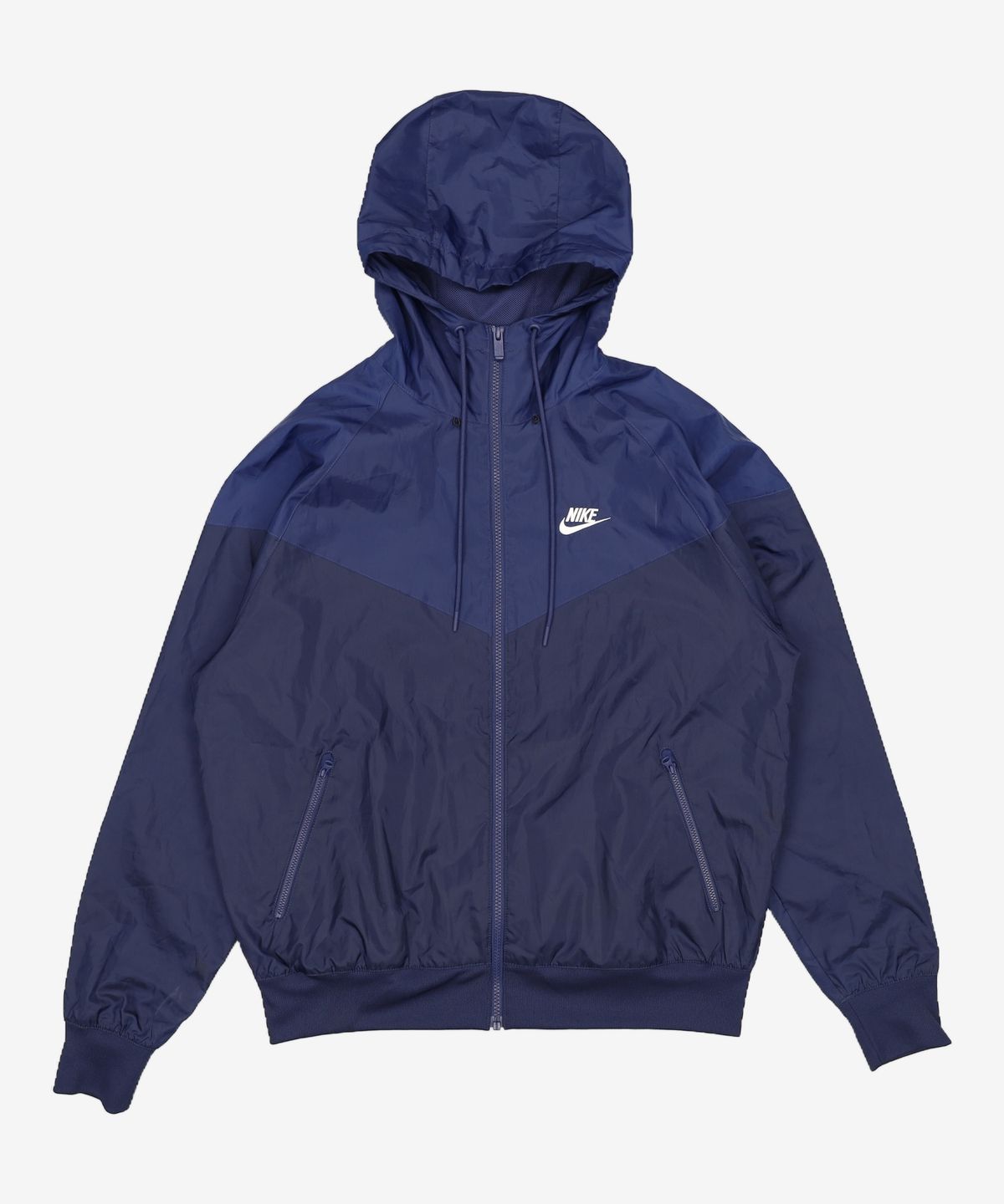 나이키(NIKE) 스포츠웨어 우븐 윈드러너 후드 자켓 M - 옵시디언:미드나이트 네이비:세일 / DA0002-452 M