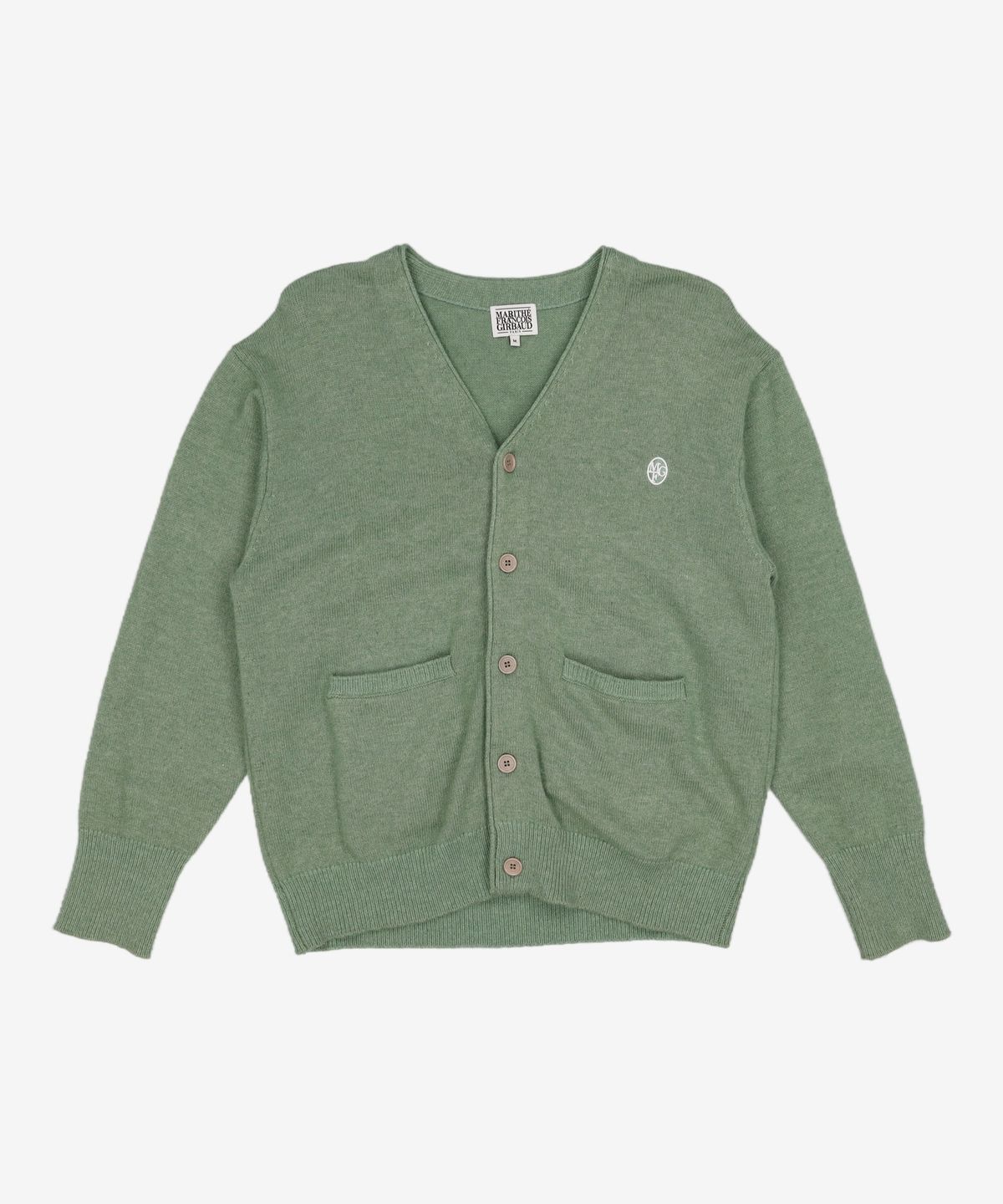 마리떼 프랑소와 저버(MARITHÉ + FRANҪOIS GIRBAUD) V NECK CARDIGAN light mint M