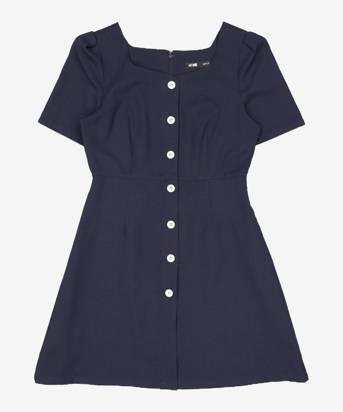 미쏘(MIXXO) 퍼프소매 A라인 미니 원피스_MIWOWD702G S