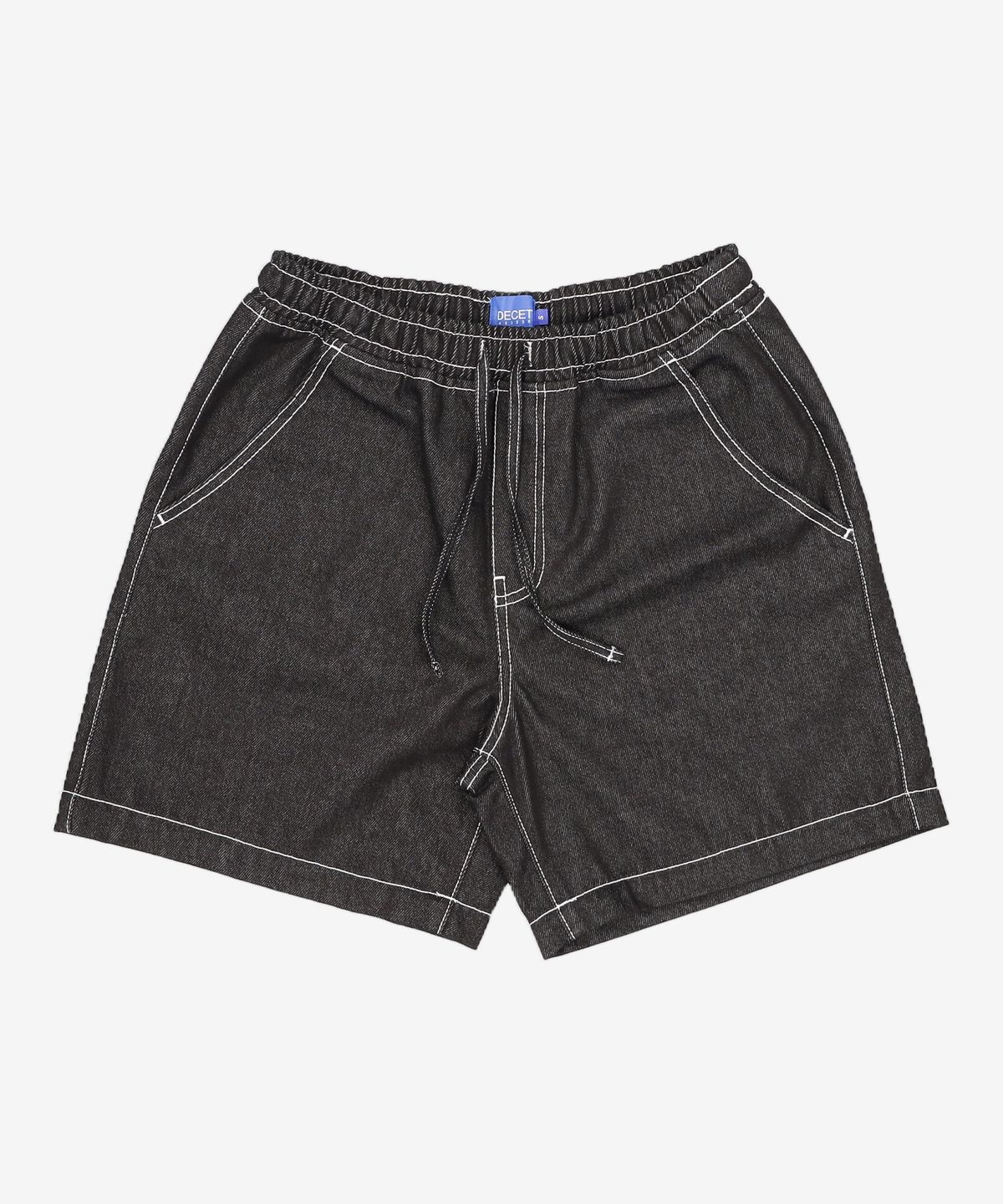 데케트(DECET) Comfortable Banding Denim Shorts DCPT026CPBlack S