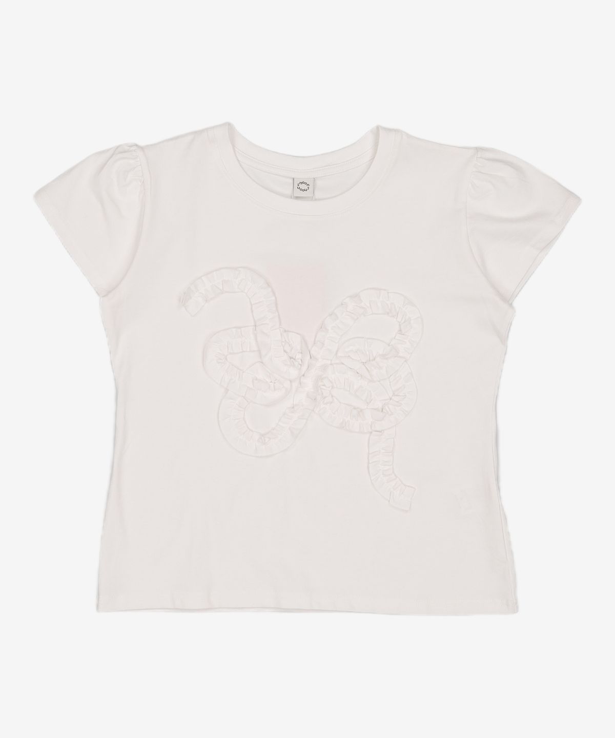 시눈(SINOON) Butterfly Frill T-Shirts (White) M