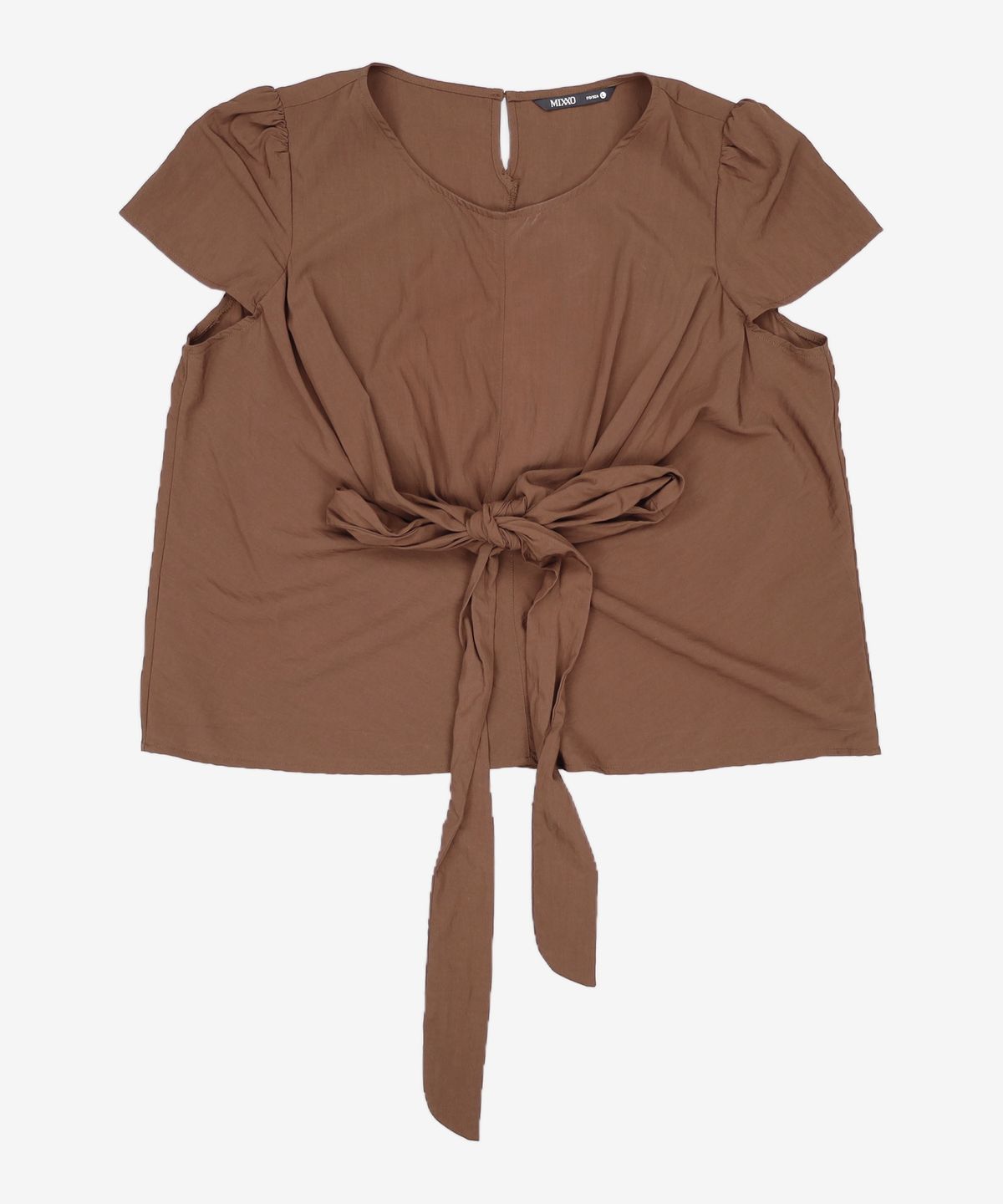 미쏘(MIXXO) 랩변형 블라우스_MIWBWF818B L