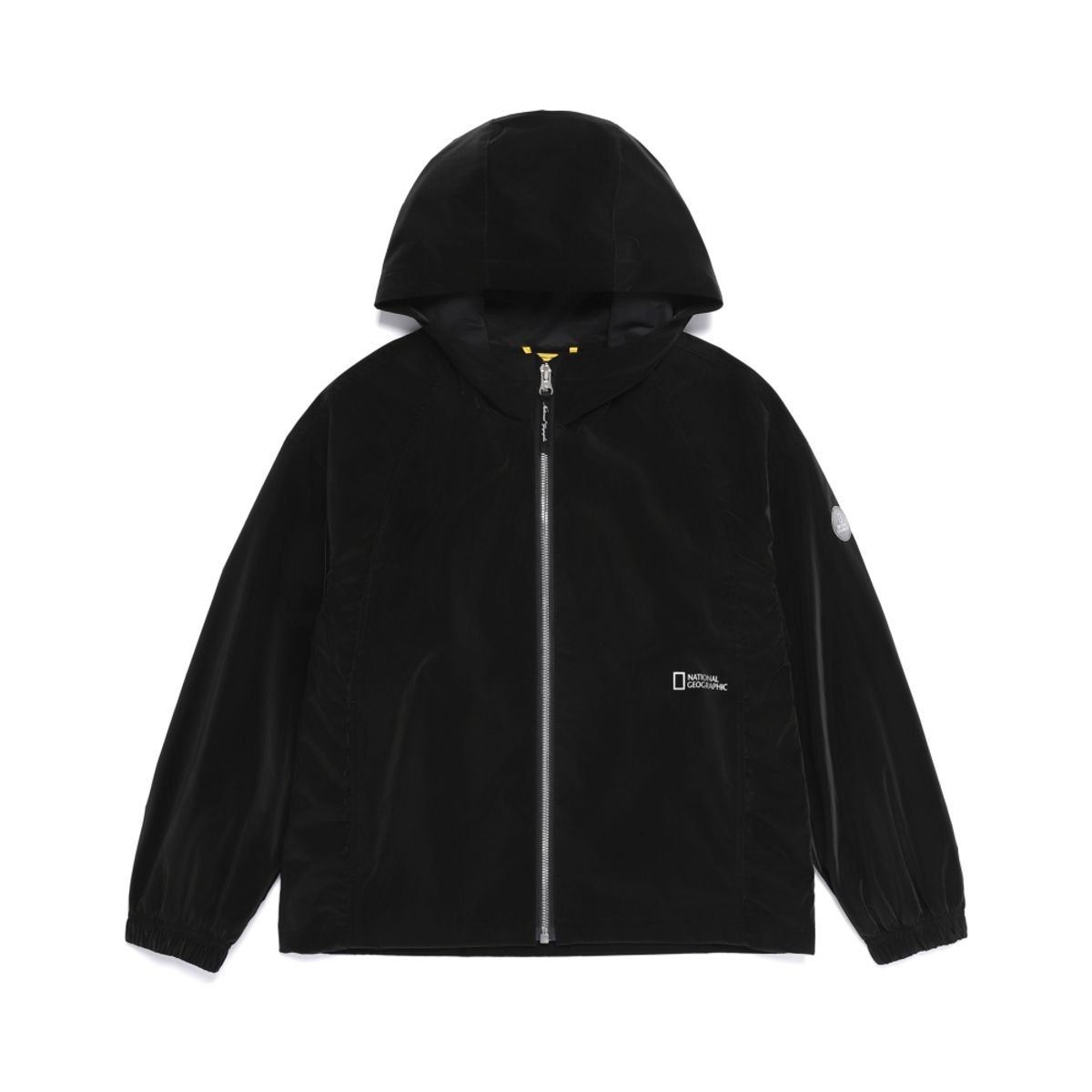 내셔널지오그래픽 키즈(NATIONAL GEOGRAPHIC KIDS) K263GJP910 글로시 후드 점퍼 CARBON BLACK