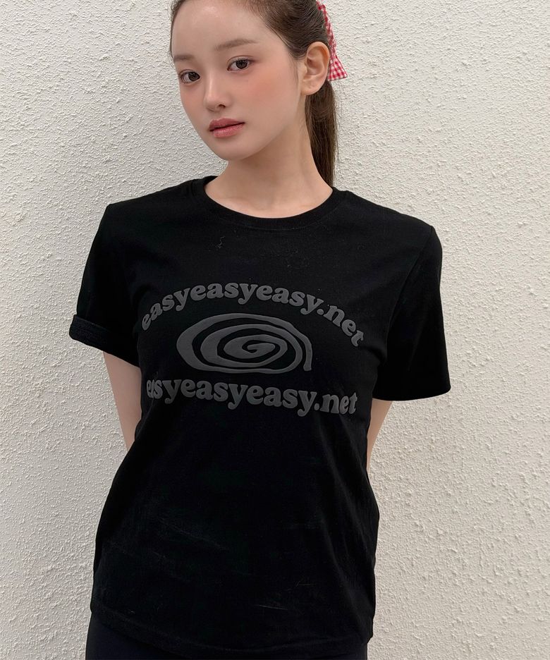 Easy Bugs Coil Logo Tee Black