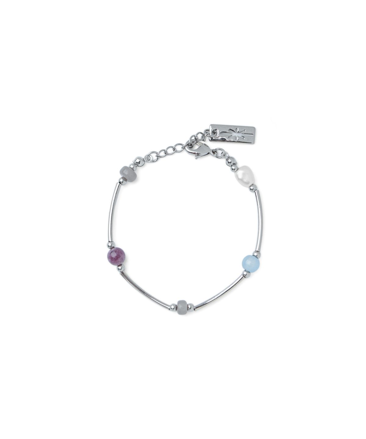 솔티페블(SALTY PEBBLE) ROUGH STONE BRACELET [MIX]