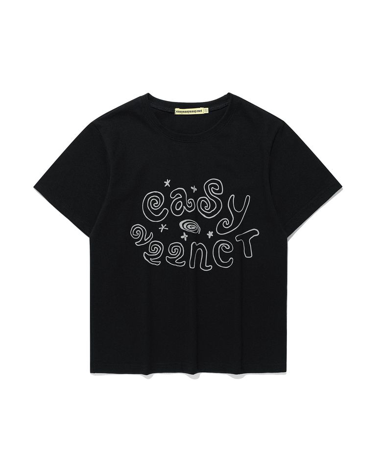 Easy 222 Coil Logo Tee Black