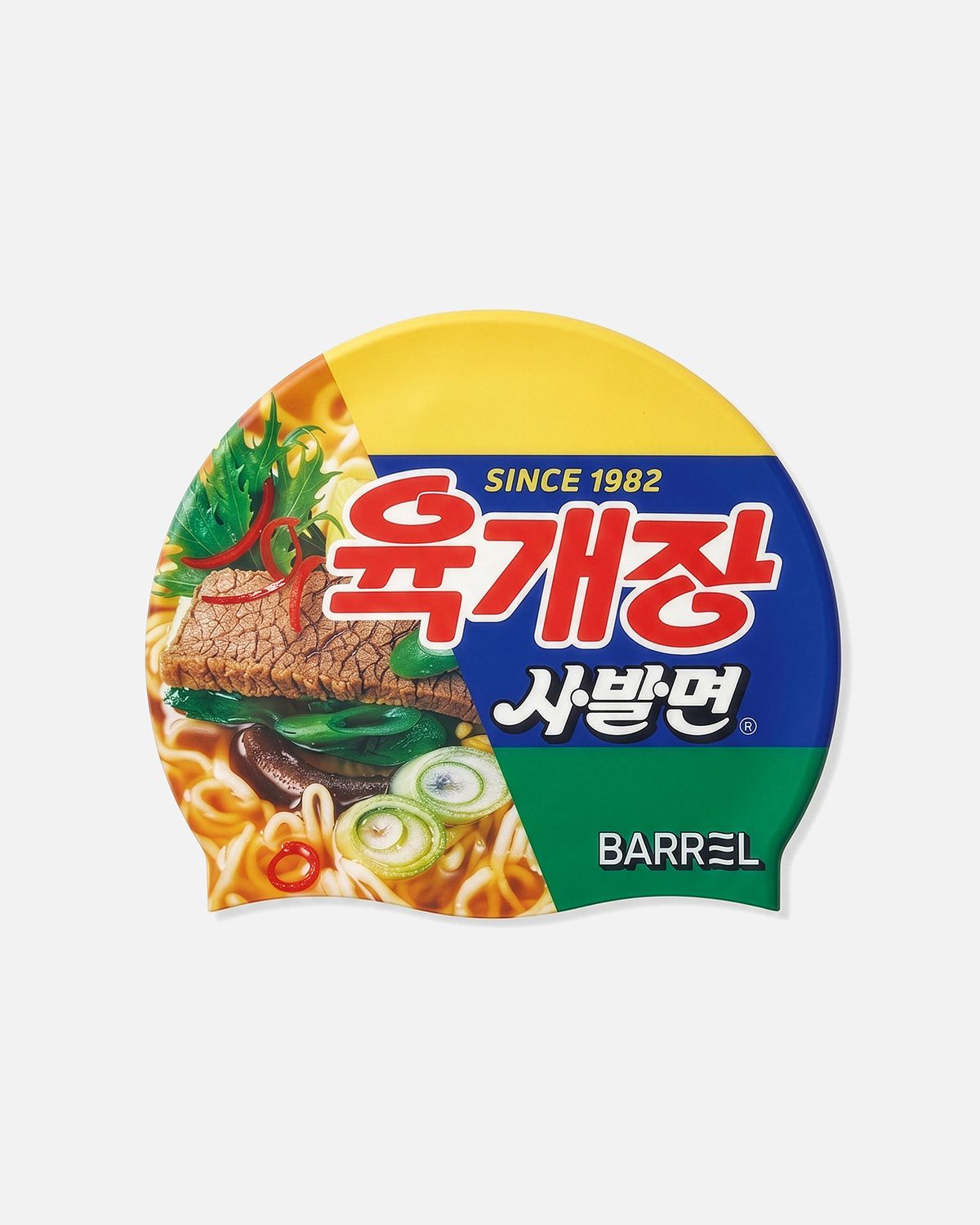 배럴(BARREL) 육개장 사발면 스윔 캡 화이트 (B6SUASC108WHT)