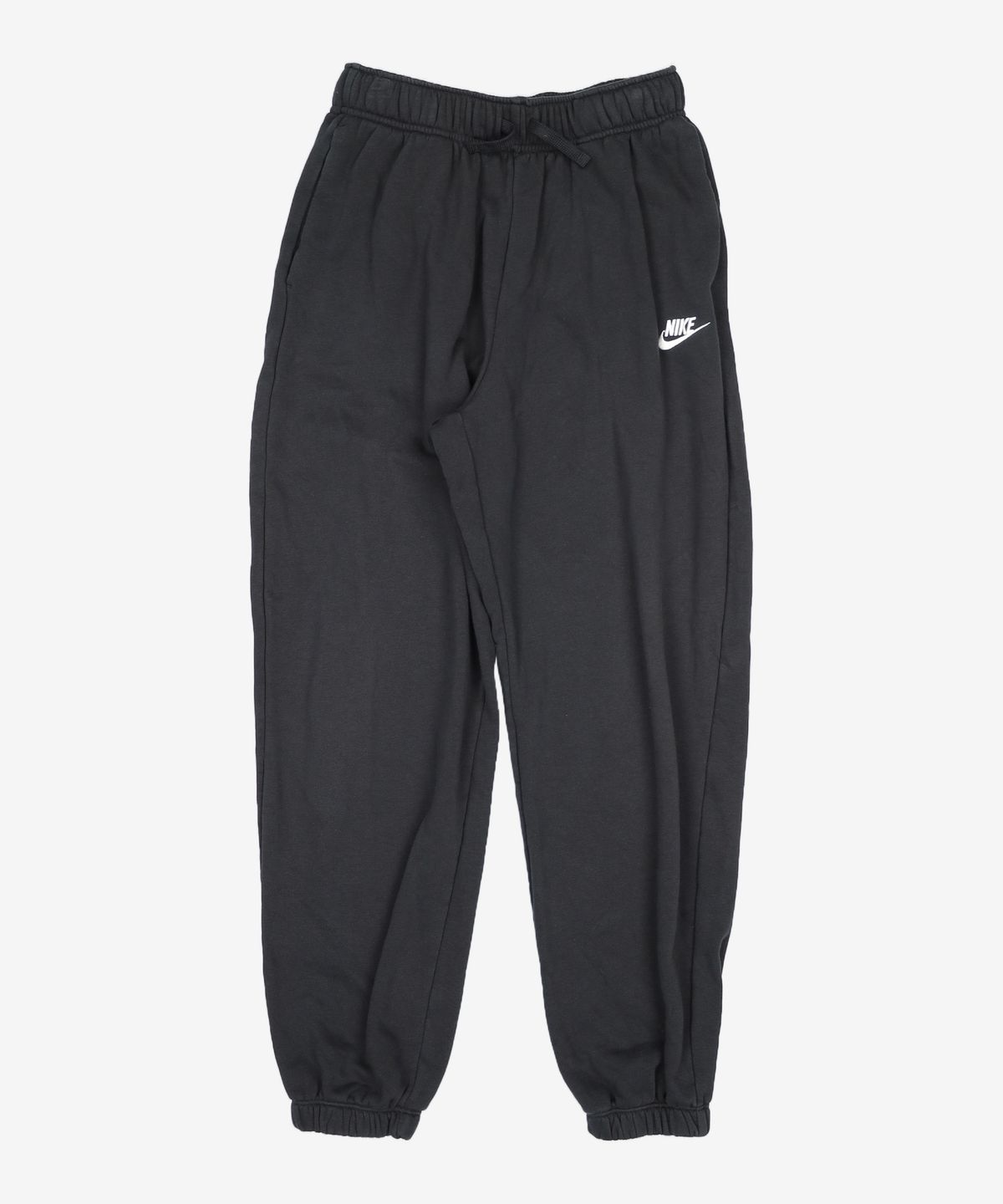 나이키(NIKE) 스포츠웨어 클럽 플리스 미드라이즈 오버사이즈 스웨트팬츠 W - 블랙:화이트 / DQ5801-010 XS