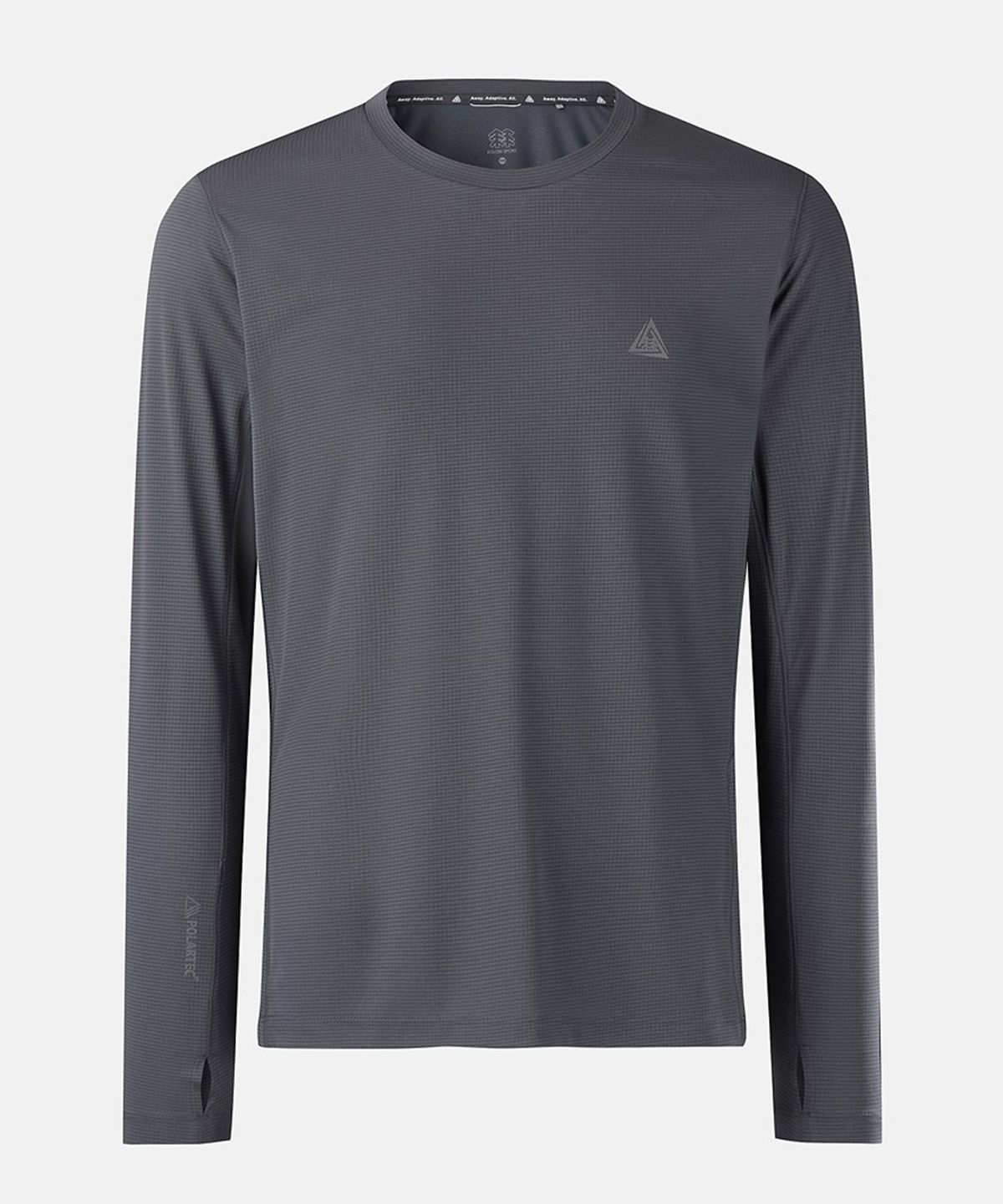 코오롱스포츠(KOLON SPORT) [TRAIL] 남성 라운드넥 긴팔 티셔츠 TLTBX26761DGY