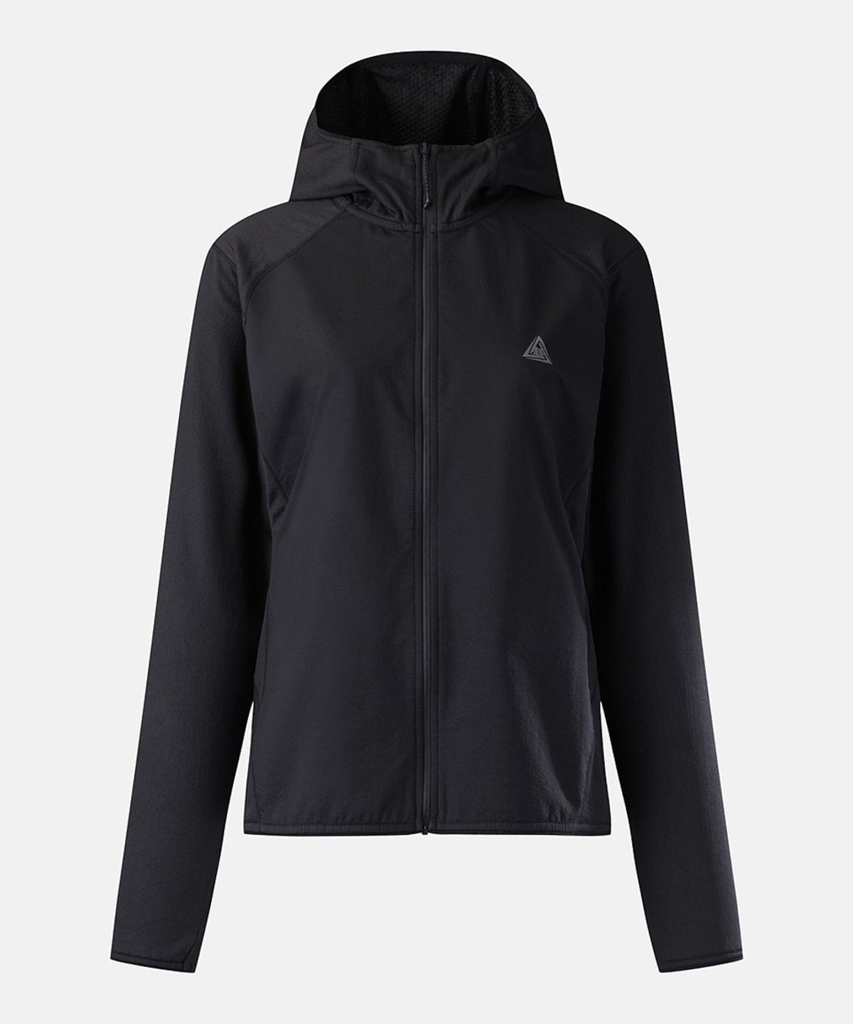 코오롱스포츠(KOLON SPORT) [TRAIL] 여성 트레일러닝 하이브리드 후드 집업 TVJJX26754BLK