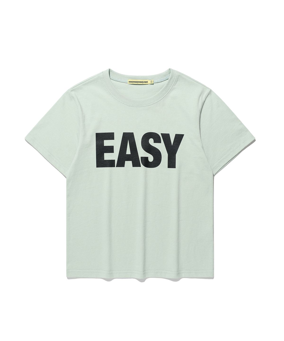 이지이지이지(EASYEASYEASY) Easy Basic Logo Tee Green