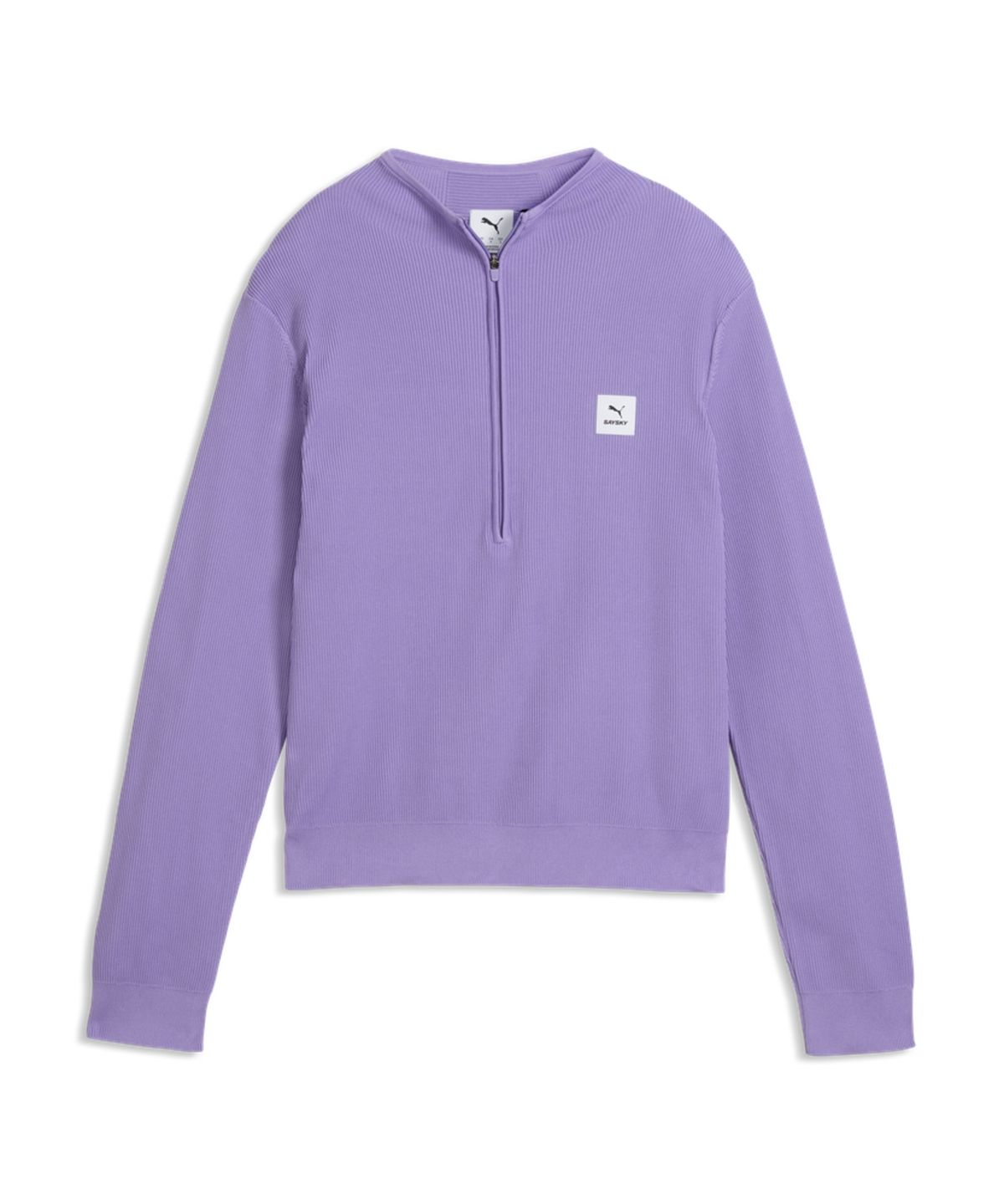 푸마(PUMA) [PUMA X SAYSKY] 롱 슬리브 하프 집 - 라벤더 얼럿 / 528992-46