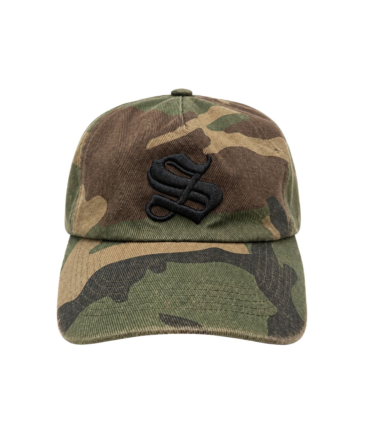 포스센스티브(FORCESENSITIVE) S LOGO 5PANEL BALL CAP (CAMO)