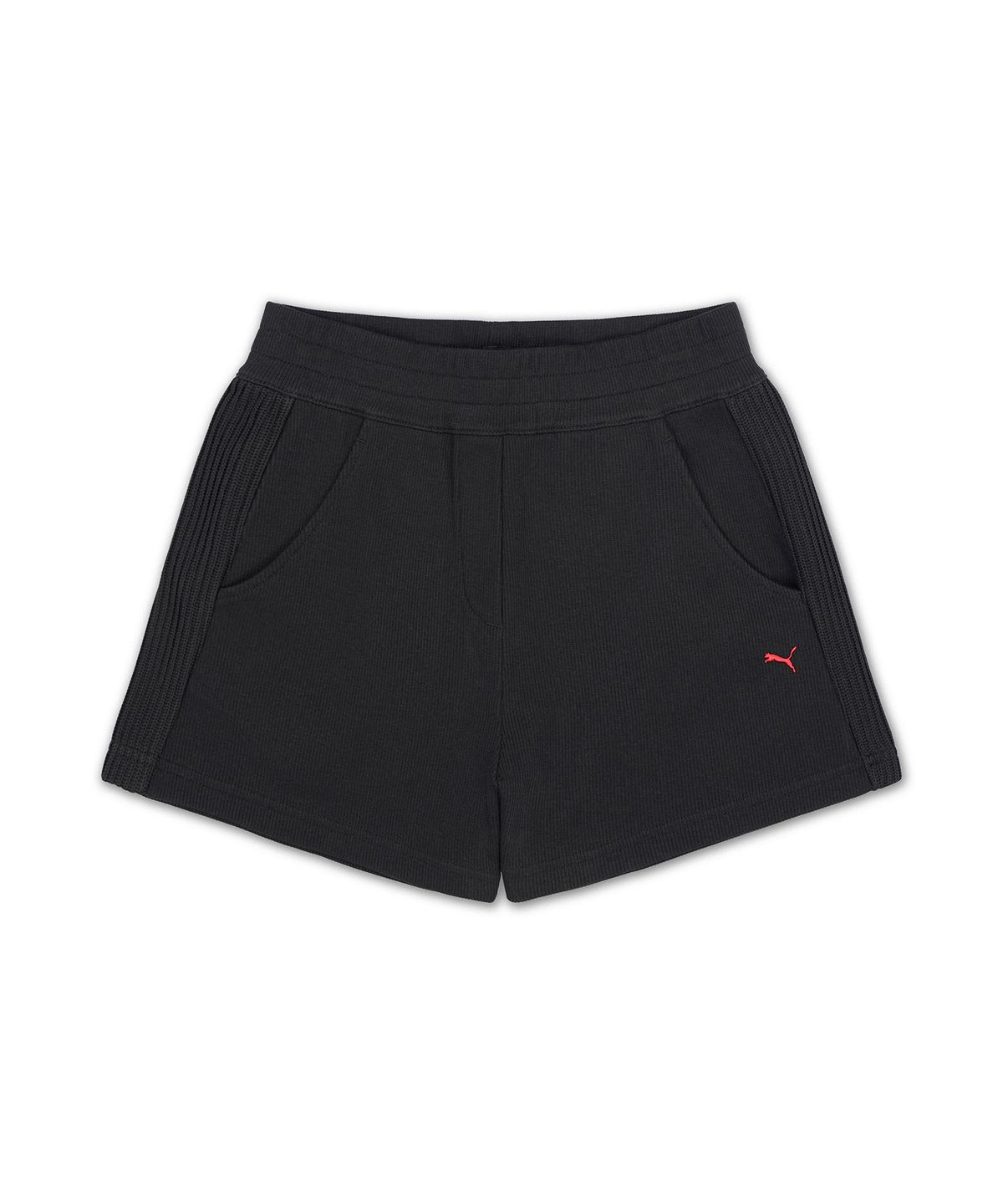 푸마(PUMA) [PUMA X MUSINSA] T7 립 마이크로 쇼츠 - 푸마 블랙 / 640541-01