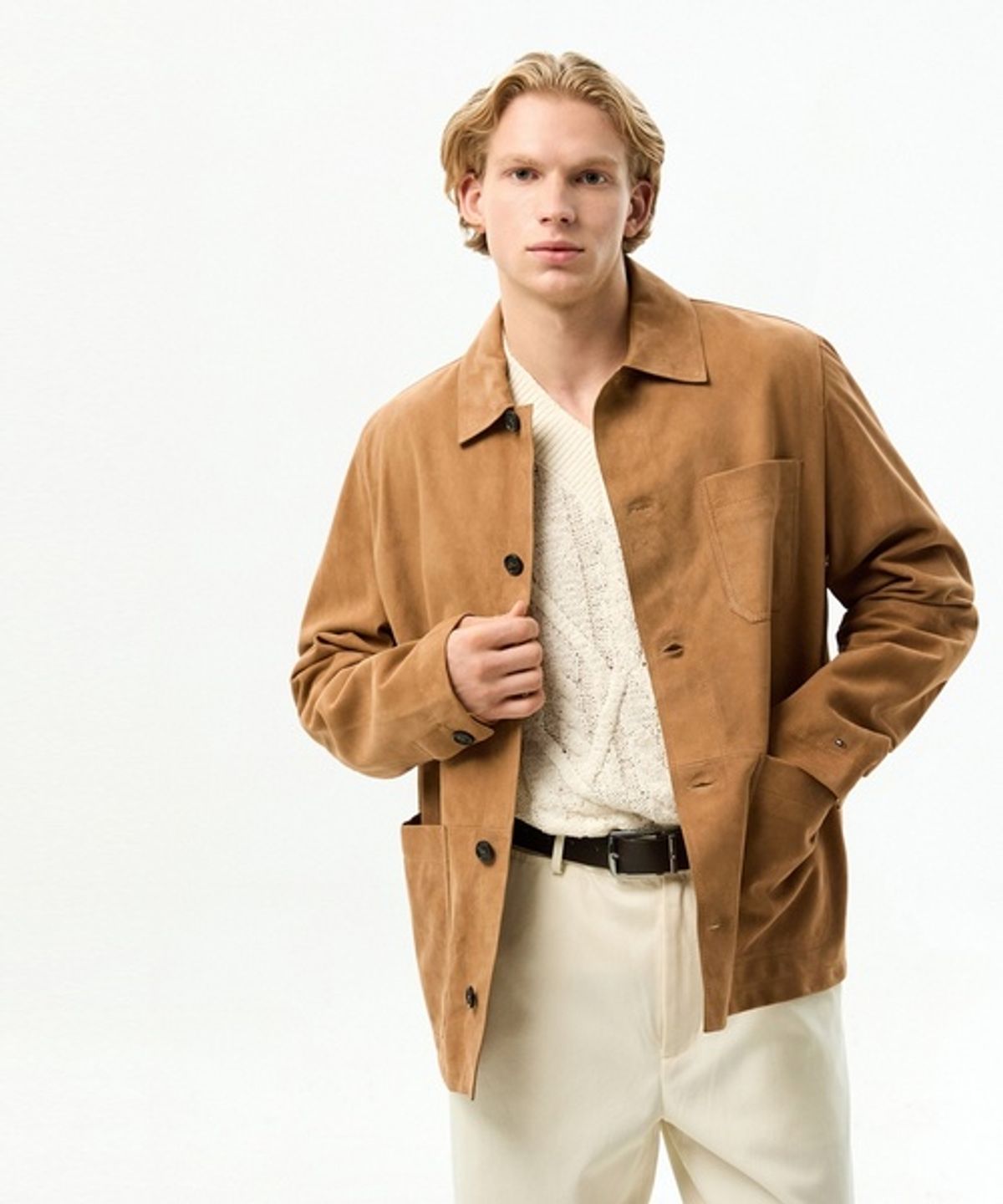 타미힐피거(TOMMY HILFIGER) 스웨이드 쵸어 자켓 (T12G6LOT460MT10HD)