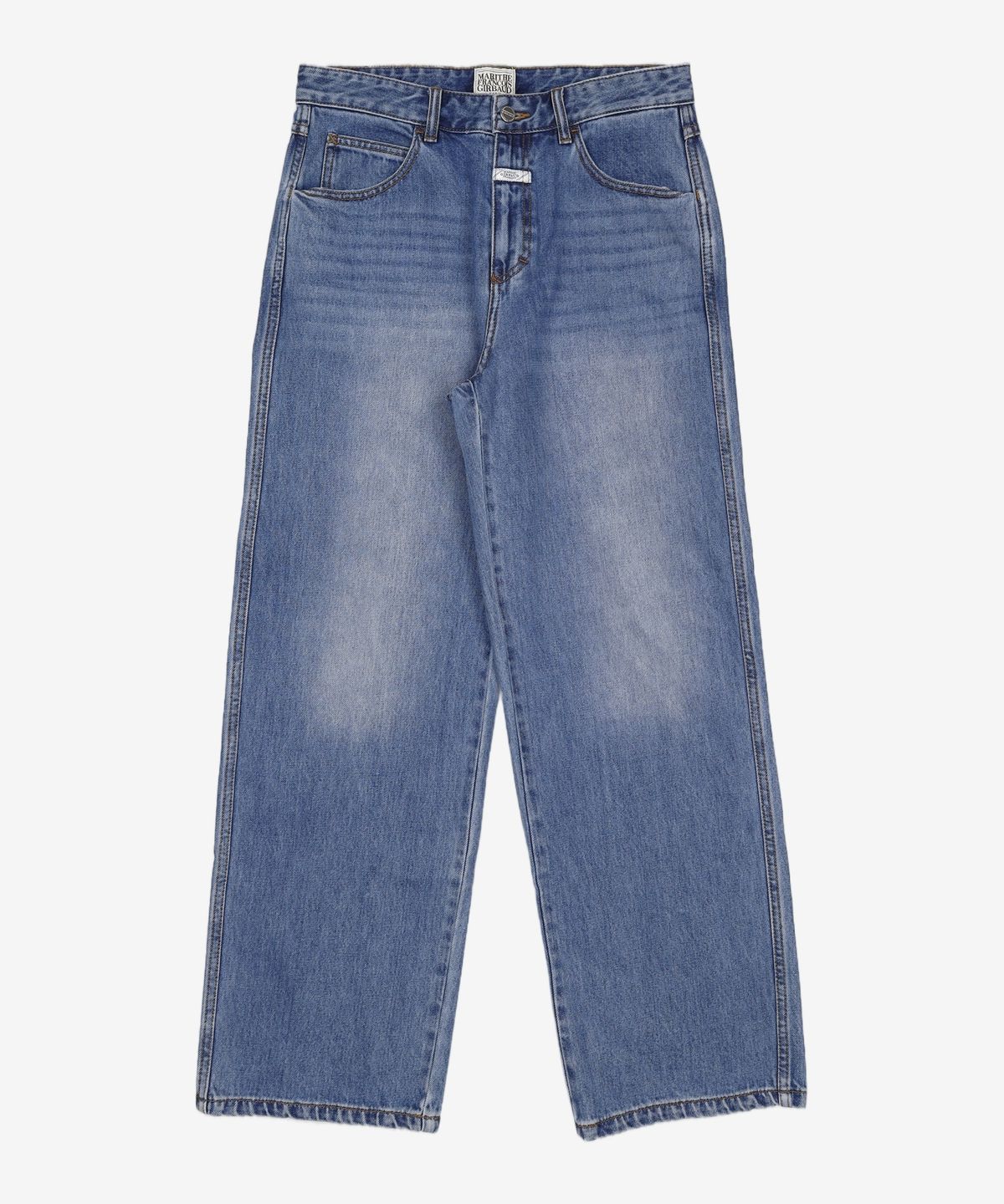 마리떼 프랑소와 저버(MARITHÉ + FRANҪOIS GIRBAUD) M HIGH STRAIGHT DENIM PANTS light blue 28