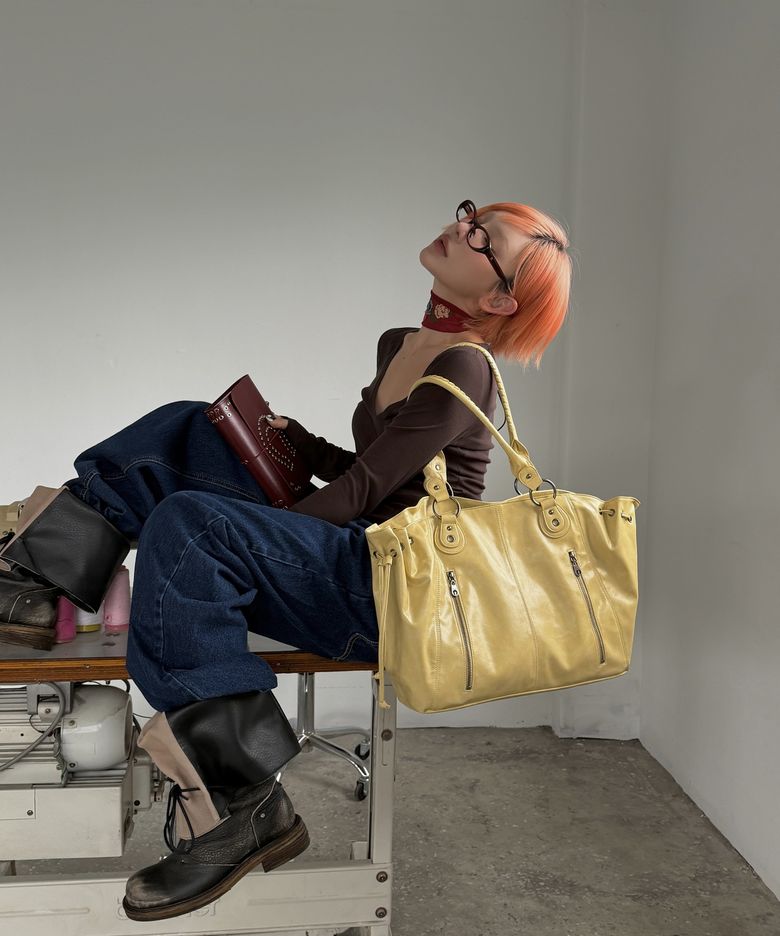 [유나제이 PICK] Margot Bag - Sand Yellow