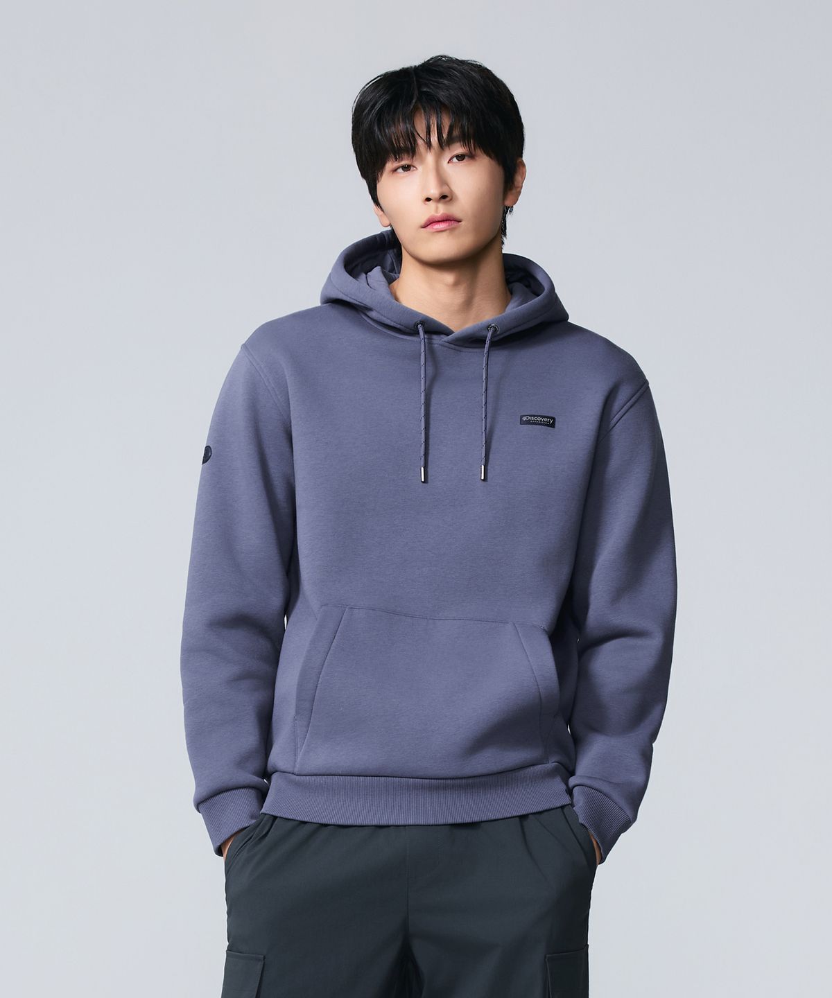 디스커버리 익스페디션(DISCOVERY EXPEDITION) 덴버 기모 후드티 (L/INDIGO)