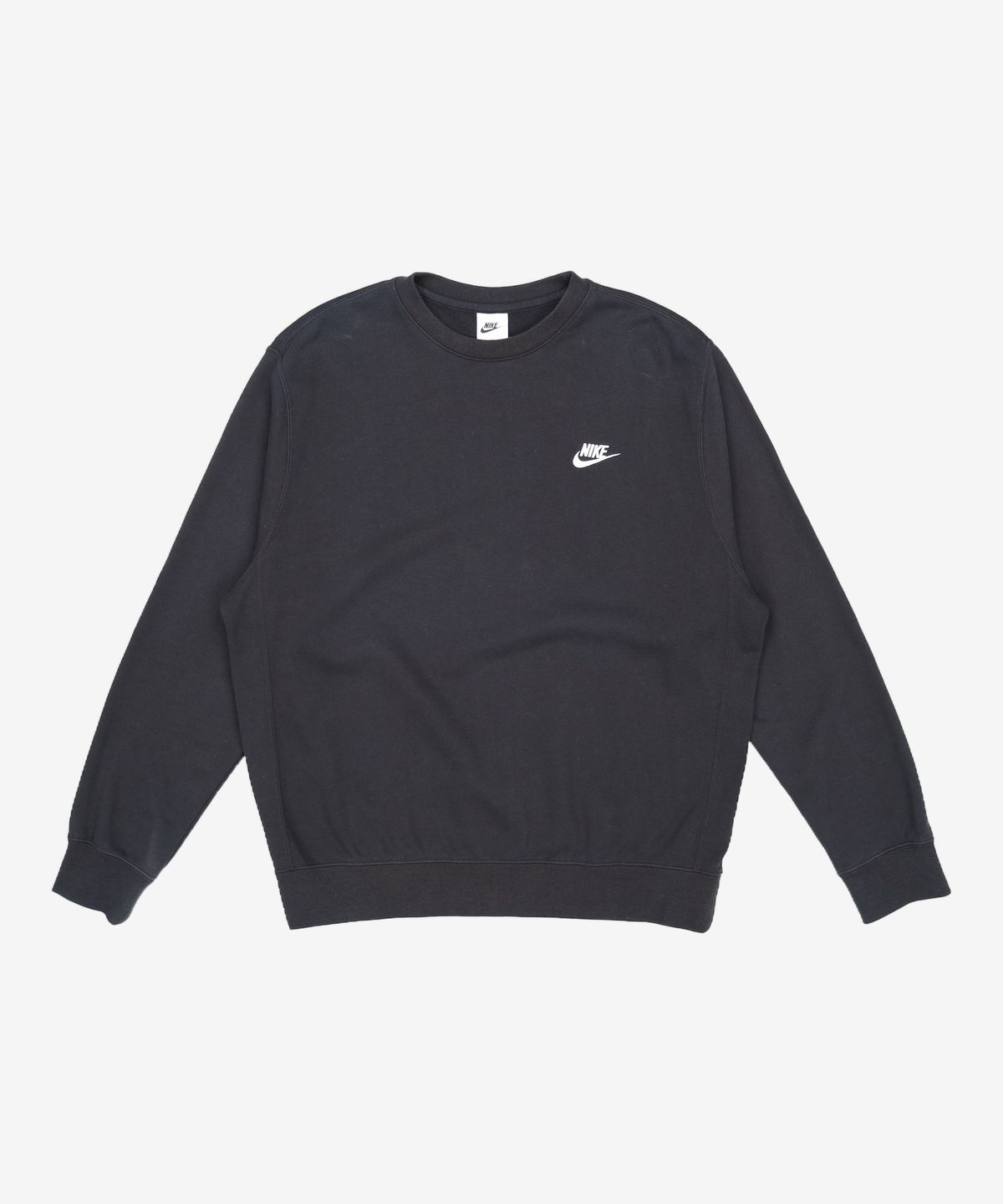 나이키(NIKE) 스포츠웨어 클럽 프렌치 테리 크루 M - 블랙:화이트 / BV2667-010 105