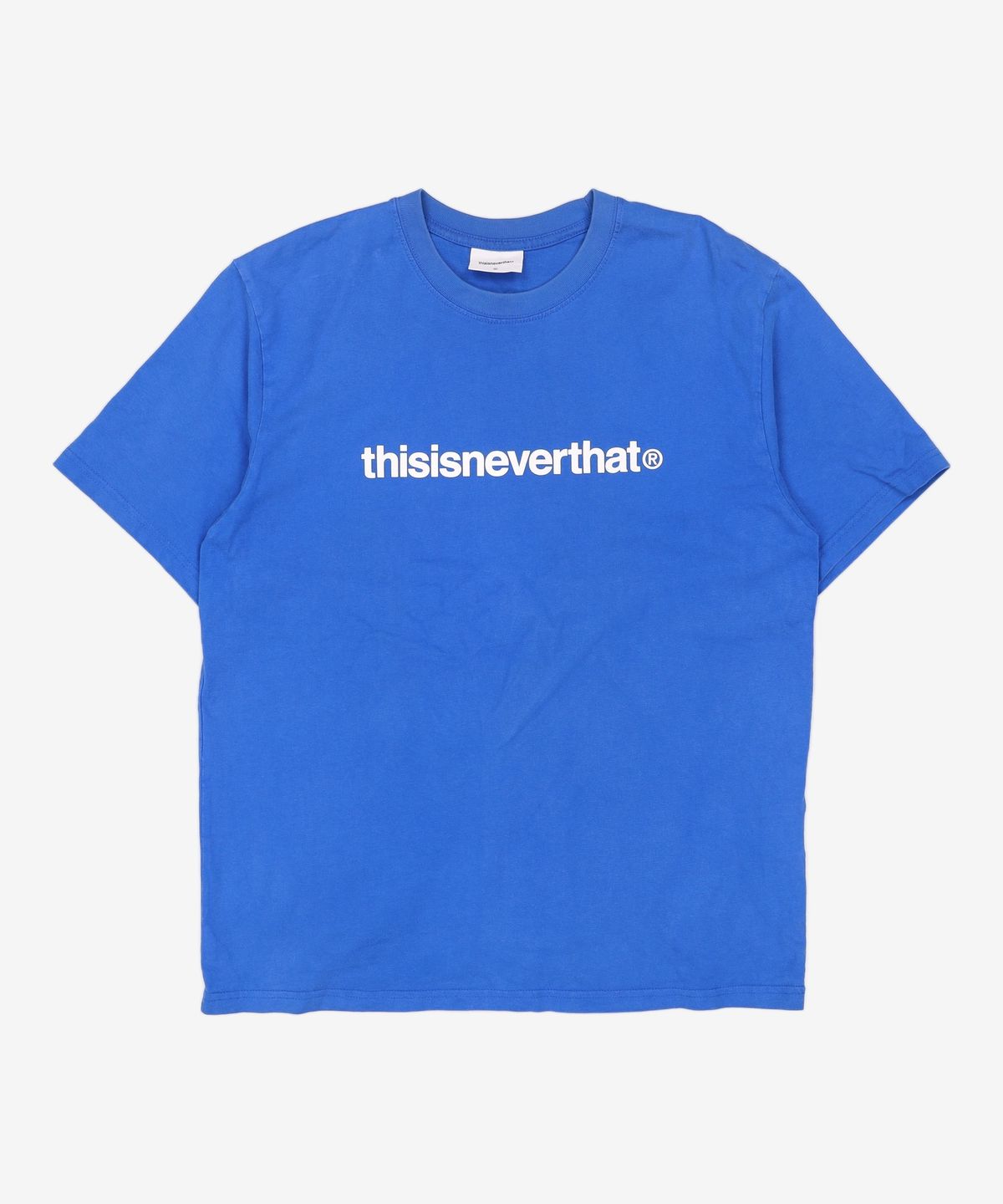 디스이즈네버댓(THISISNEVERTHAT) T-Logo Tee Blue M