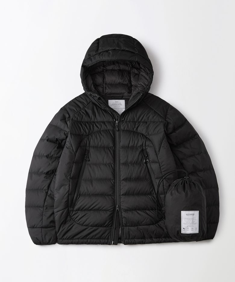 PCU FEATHERED DOWN JACKET_BLACK