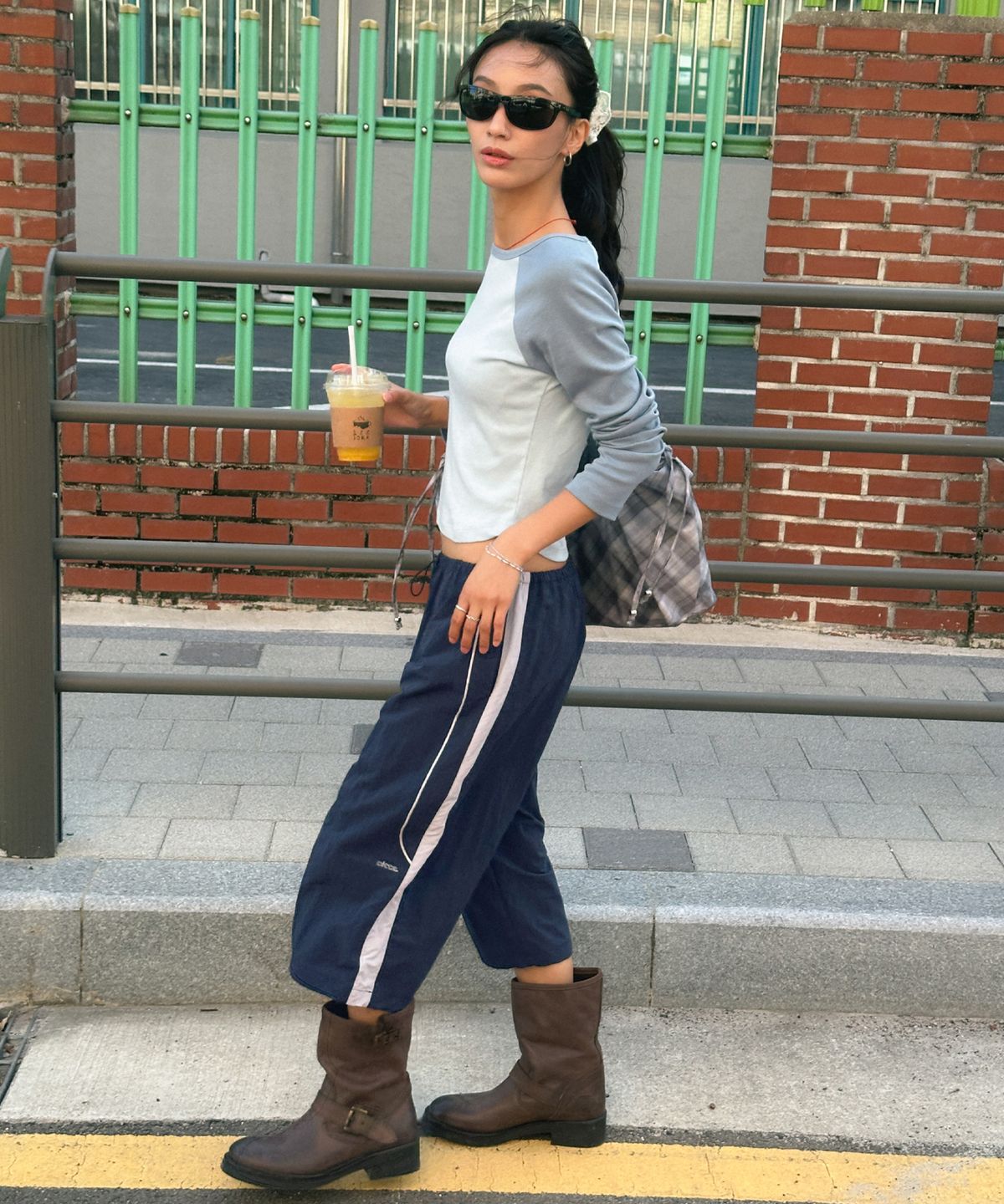 씨타(CITTA) Side Pannel Nylon Bermuda pants_CTB583(Navy)