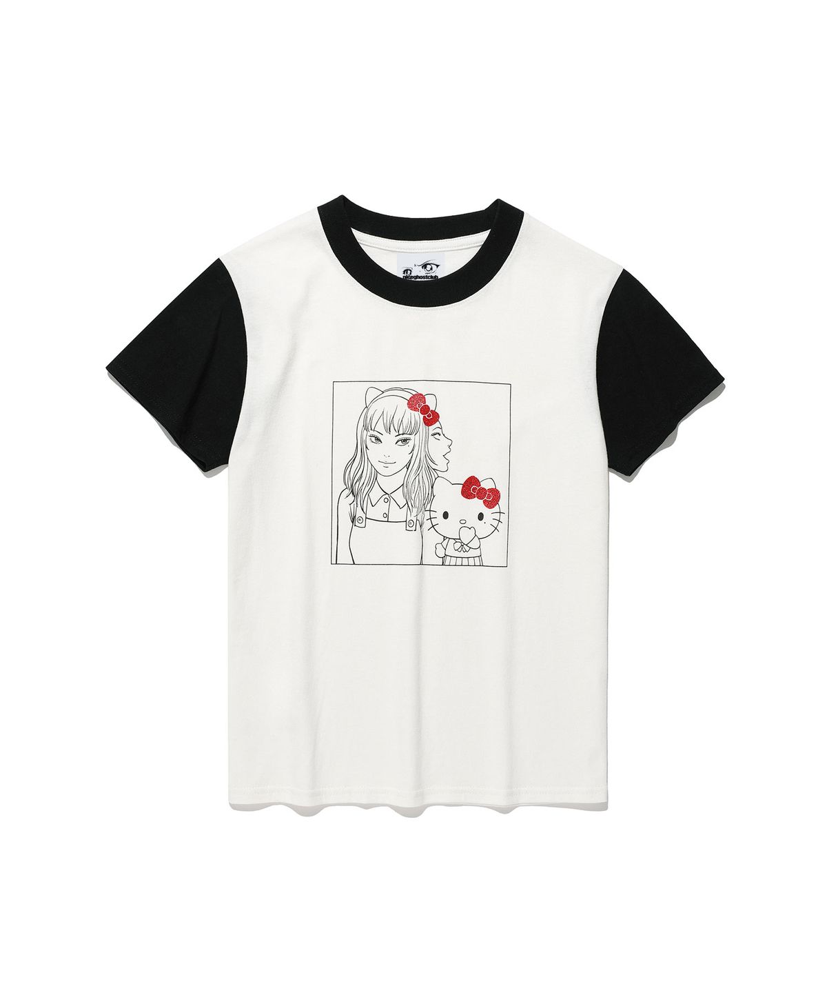 나이스고스트클럽(NICEGHOSTCLUB) JS TOMIE HELLO KITTY MINI TEE_WHITE(NG2GMFT543G)