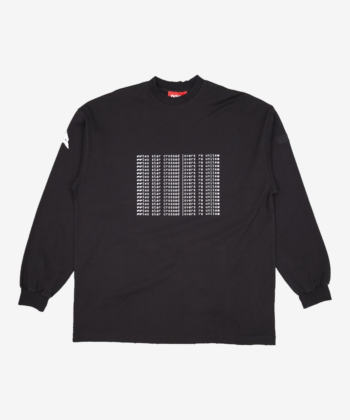 032씨(032C) (U) 서울 오버사이즈드 롱슬리브 WASHED BLACK SEOUL OVERSIZED LONGSLEEVE WASHED BLACK M-L