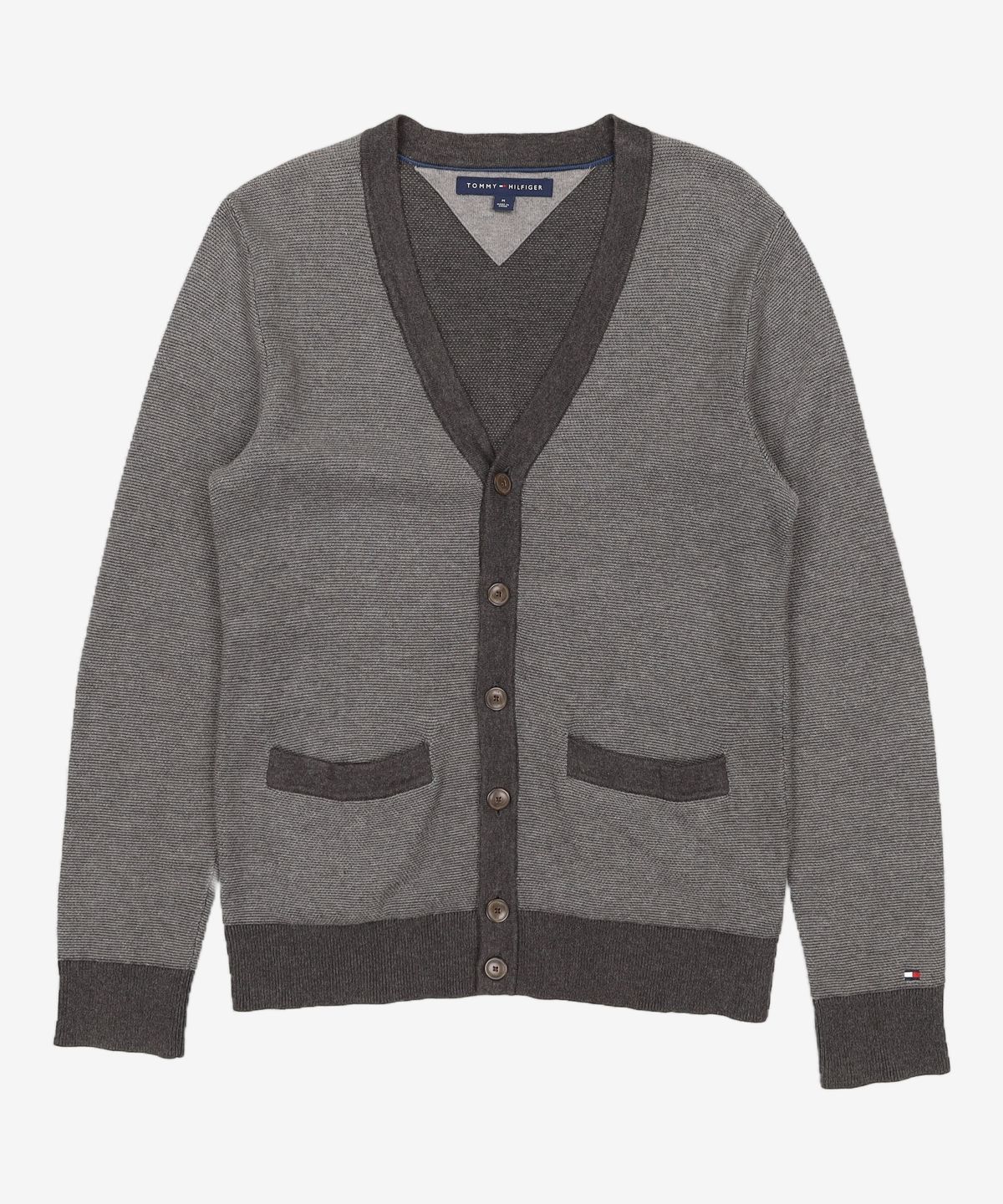 타미힐피거(TOMMY HILFIGER) [국내배송]타미힐피거 니트 가디건 긴팔 스웨터 C8878A6308406 네이비 남녀공용 TOMMY M