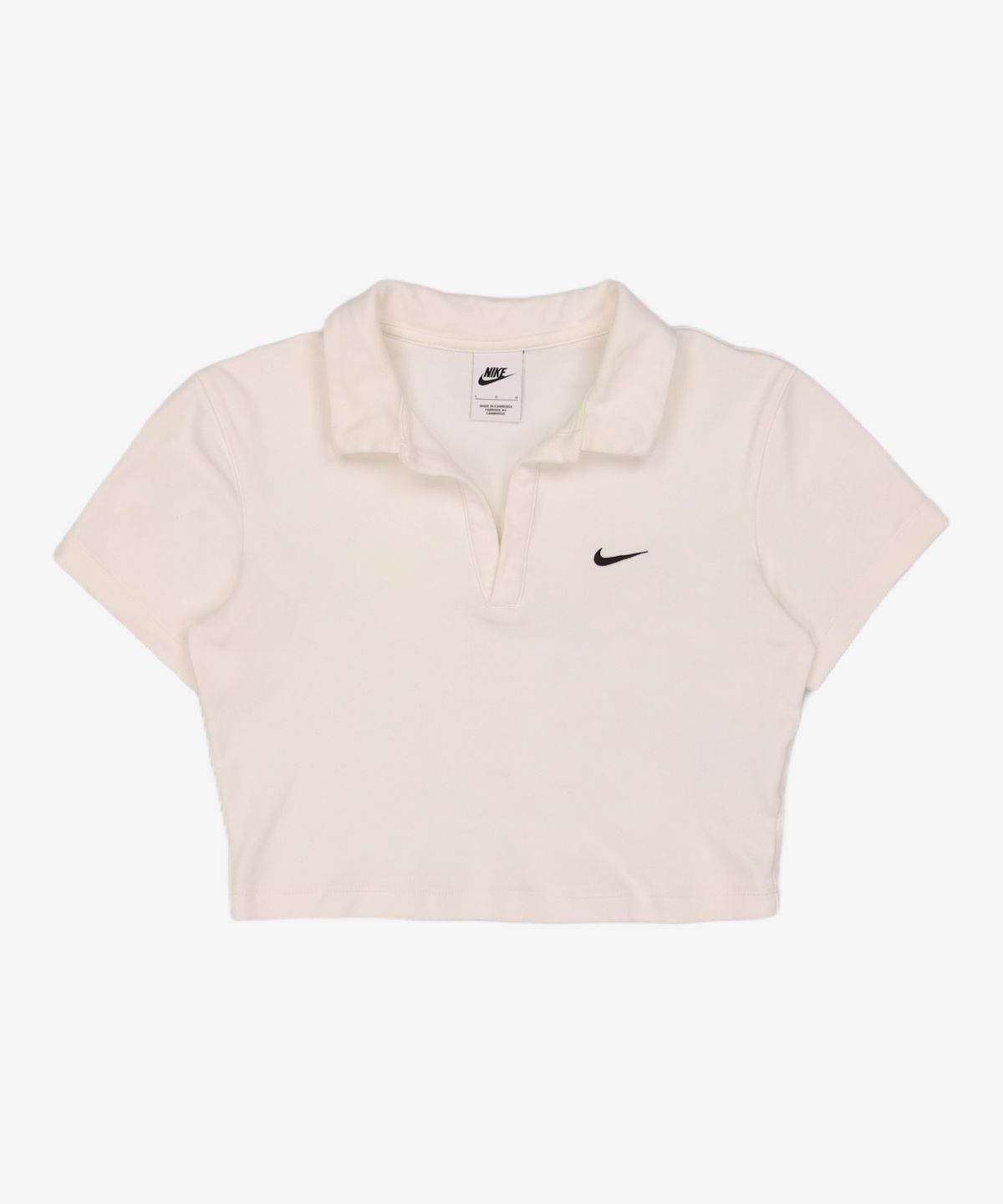 나이키(NIKE) 스포츠웨어 에센셜 반소매 폴로 탑 W - 세일:블랙 / DV7885-133 L