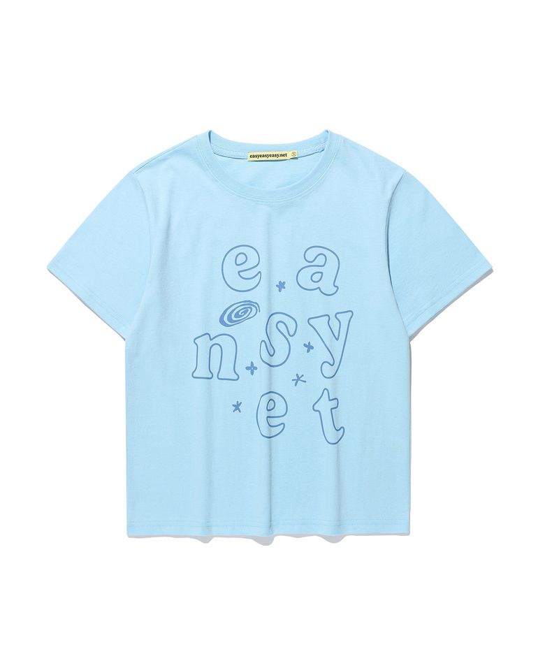 Here and There Logo Tee Blue